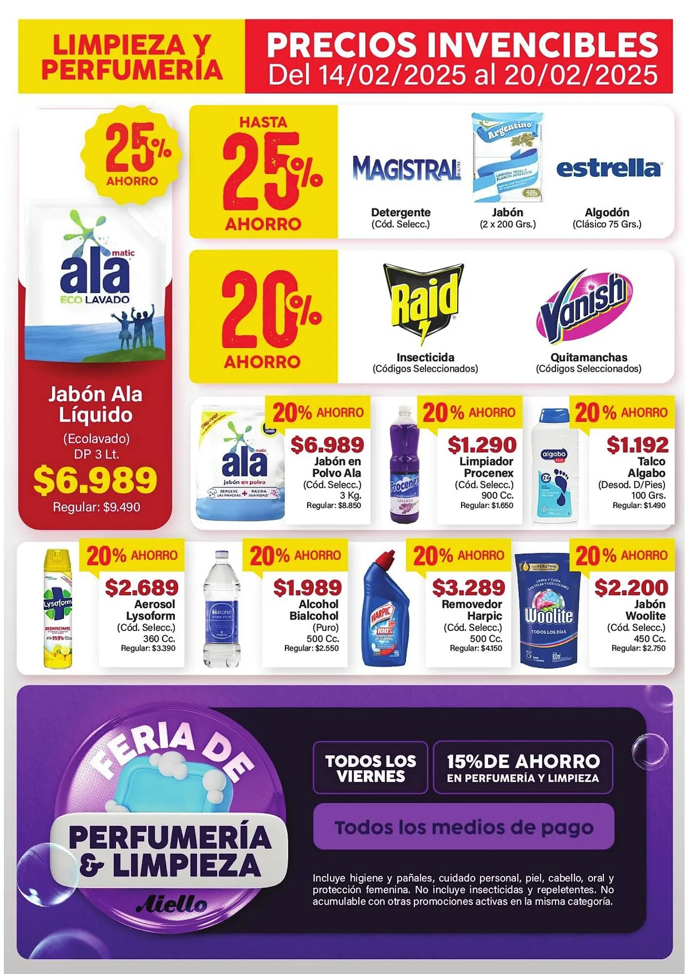 Ofertas de Catálogo Supermercados Aiello 14 de febrero al 20 de febrero 2025 - Página 10 del catálogo
