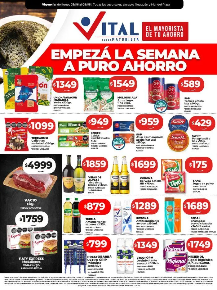 Ofertas de ¡¡Ahorrá y Disfrutá!! 4 de junio al 9 de junio 2024 - Página 1 del catálogo