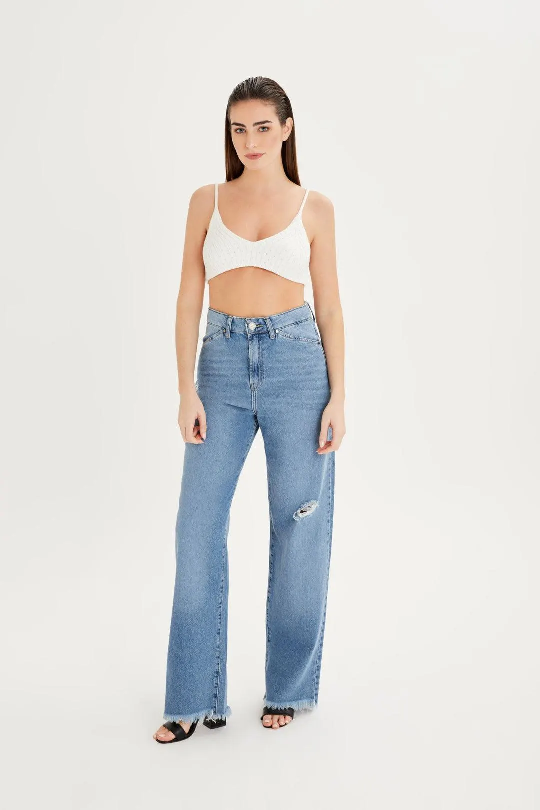 Jean Wide Tokio - Azul Gastado