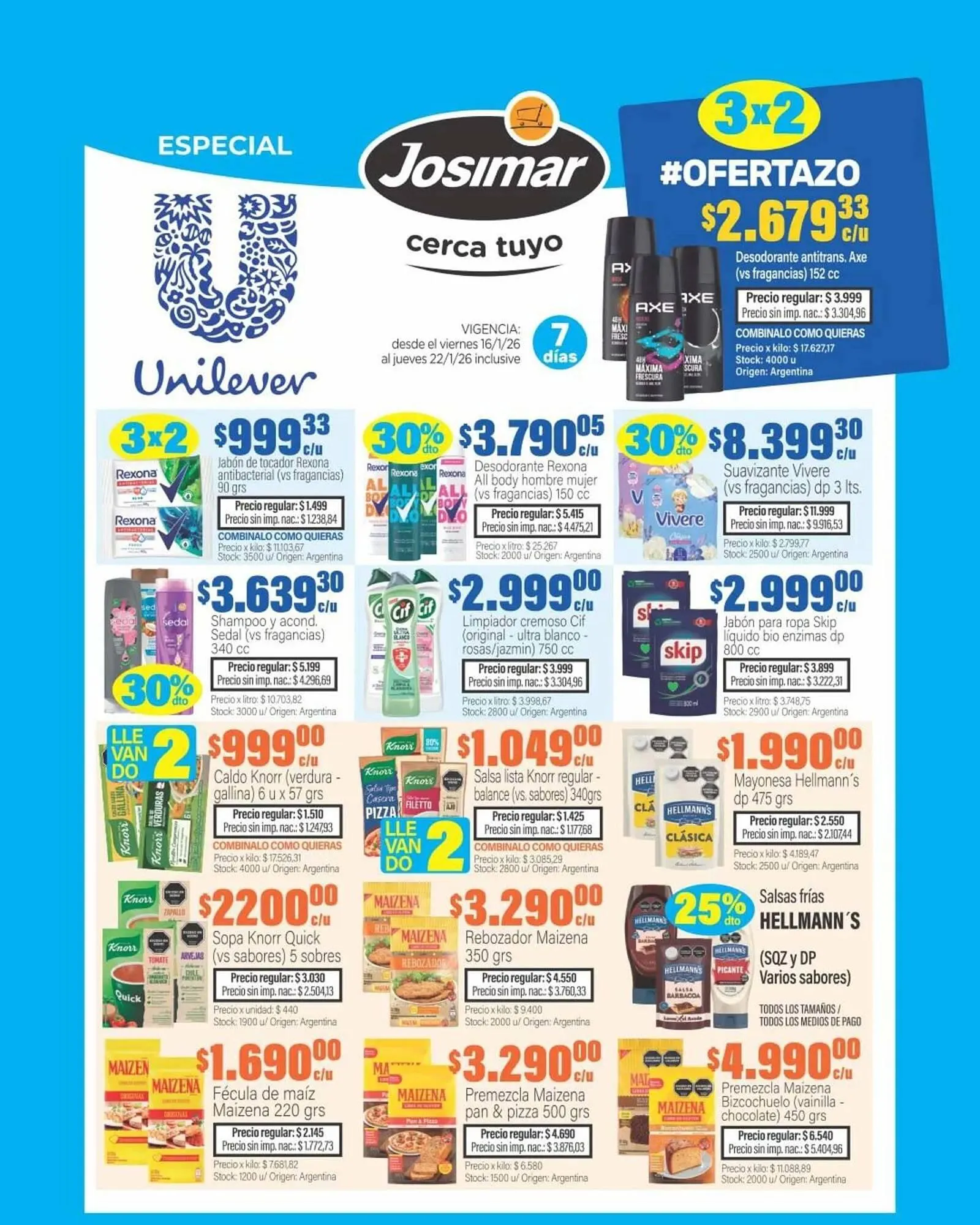 Ofertas de Catálogo Josimar 16 de enero al 22 de enero 2026 - Página 1 del catálogo