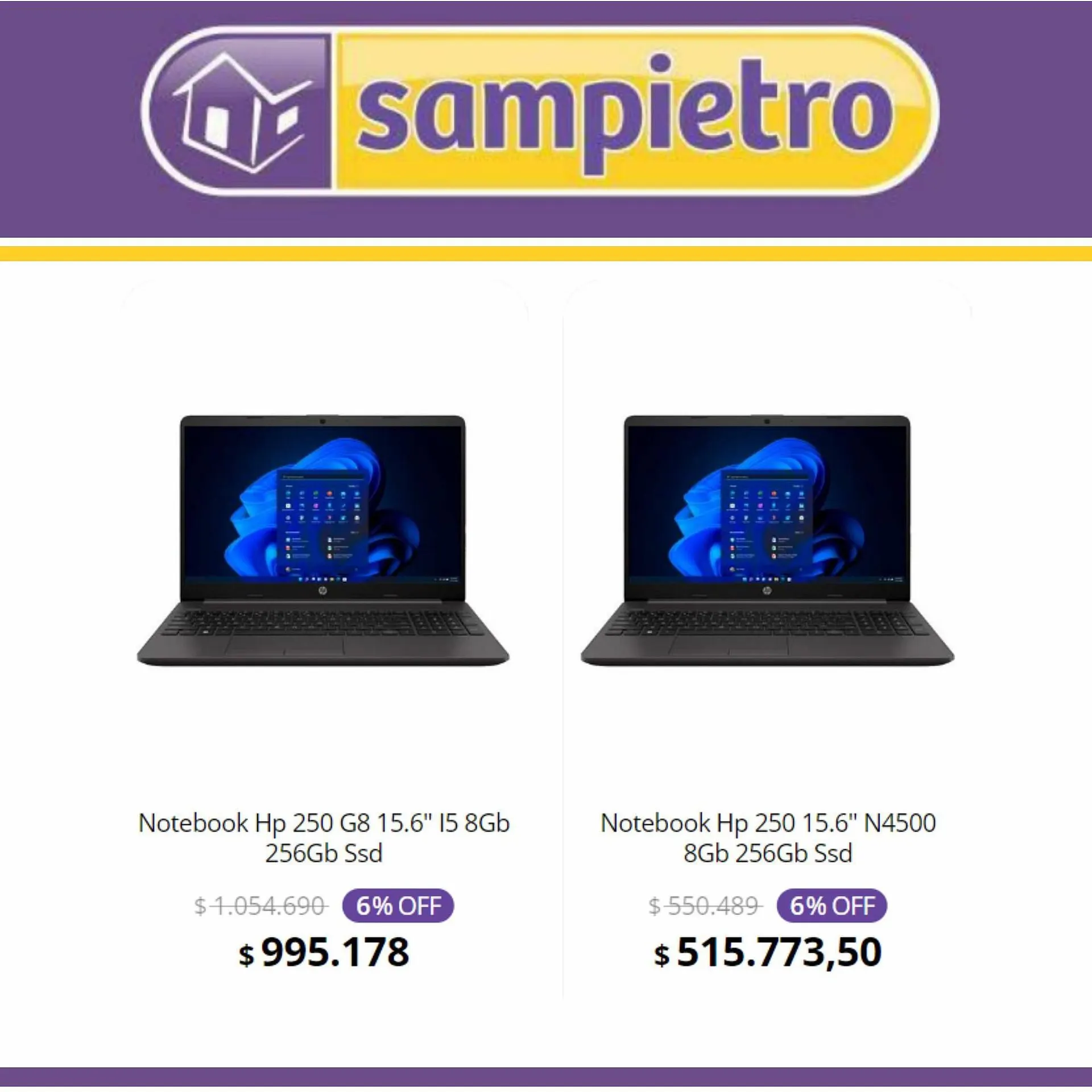 Ofertas de Catálogo Sampietro 29 de agosto al 14 de septiembre 2023 - Página 4 del catálogo