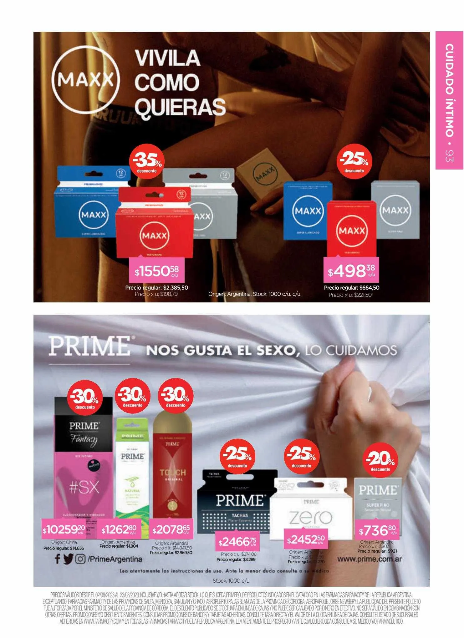 Ofertas de Catálogo Farmacity 1 de junio al 30 de septiembre 2023 - Página 93 del catálogo