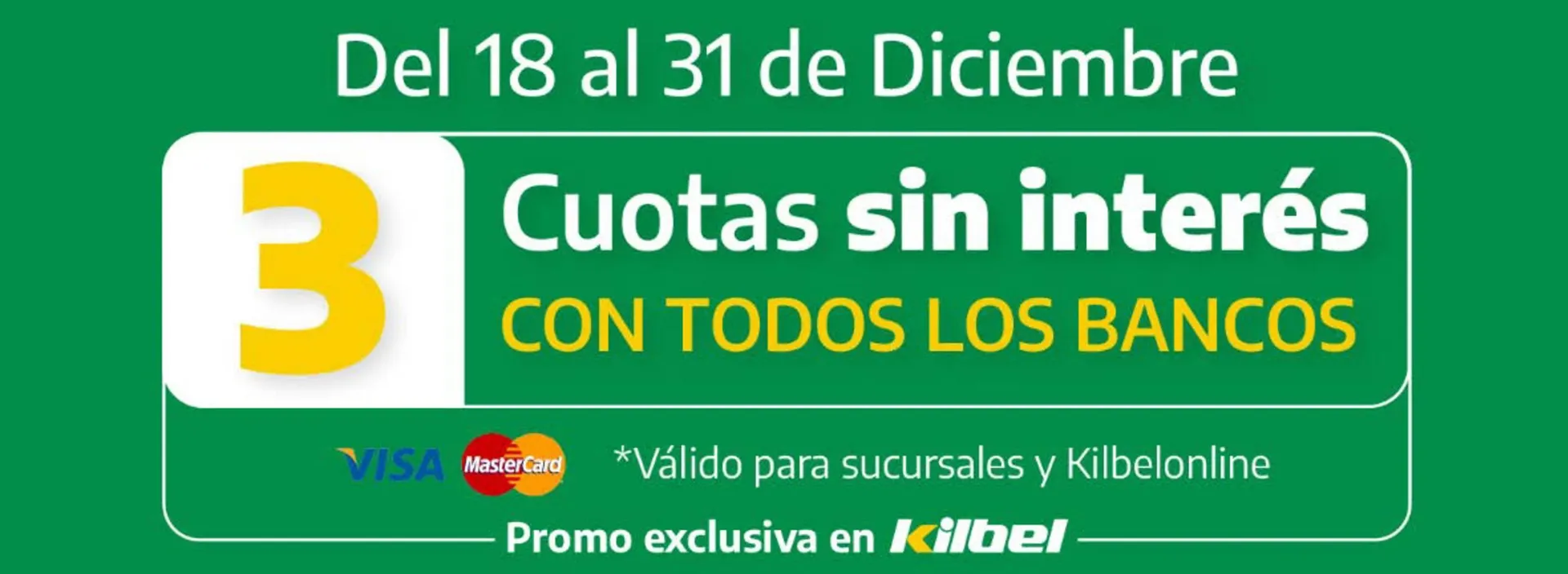 Ofertas de Catálogo Kilbel Supermercados 18 de diciembre al 31 de diciembre 2025 - Página 1 del catálogo