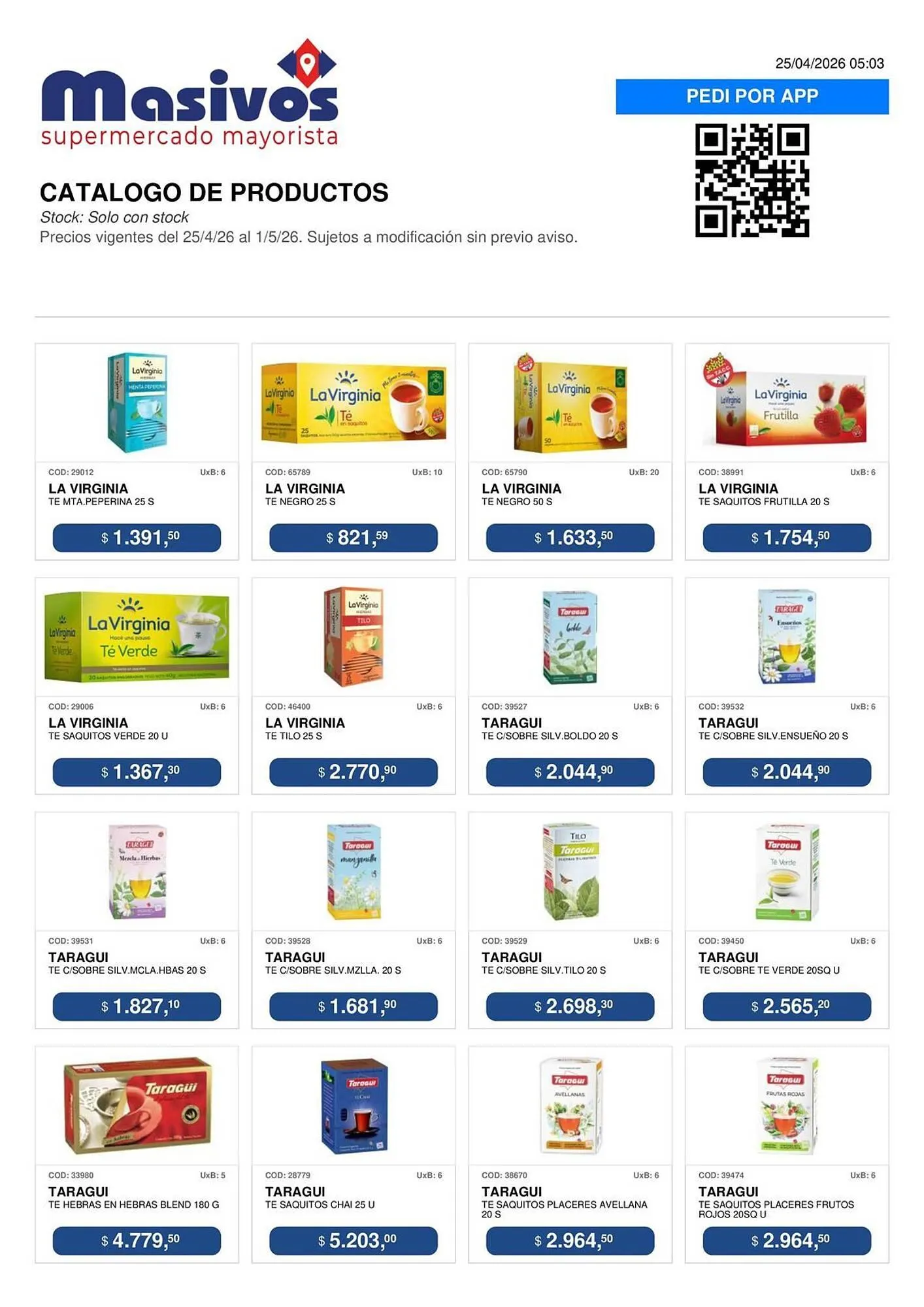 Ofertas de Catálogo Masivos 25 de abril al 1 de mayo 2026 - Página 43 del catálogo