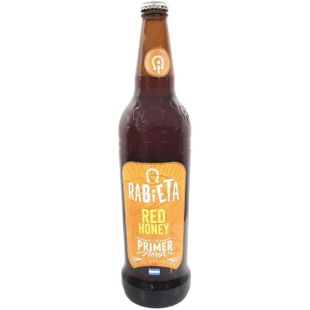 CERVEZA RABIETA HONEY RED X 710 ml