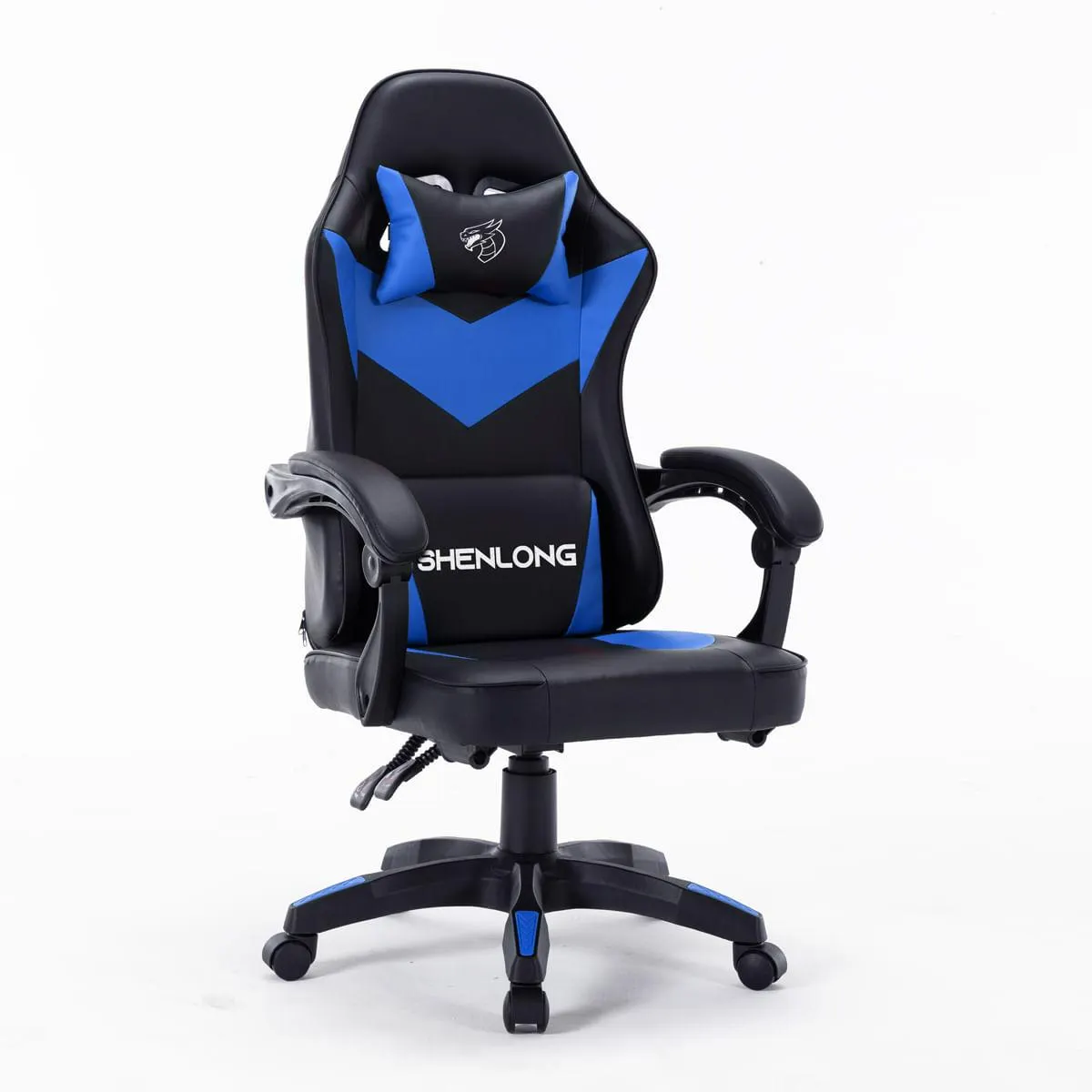 Silla Gamer Shenlong Sh-Gc135 N+Azul 90º-135º120k