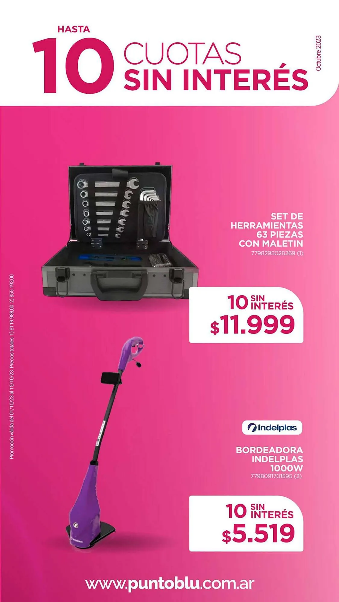 Ofertas de Catálogo Punto Blu 2 de octubre al 15 de octubre 2023 - Página 19 del catálogo