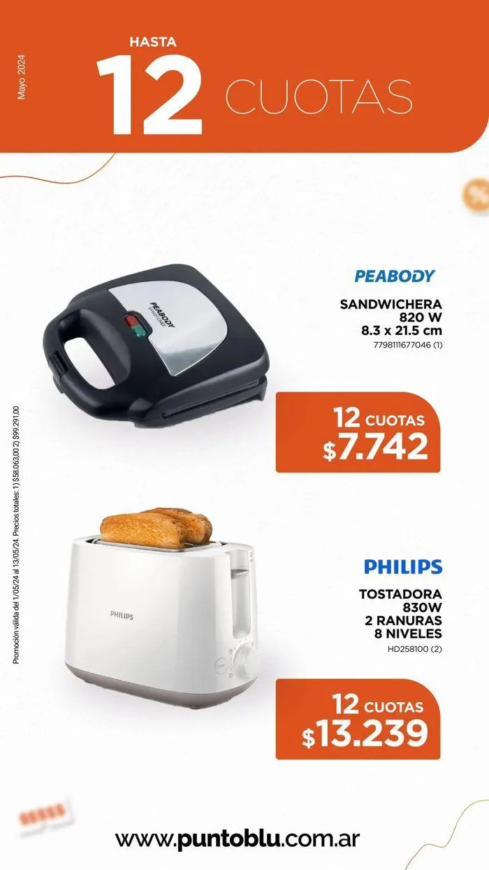 Ofertas de Revista Punto Blu Mayo 24 7 de mayo al 13 de mayo 2024 - Página 6 del catálogo
