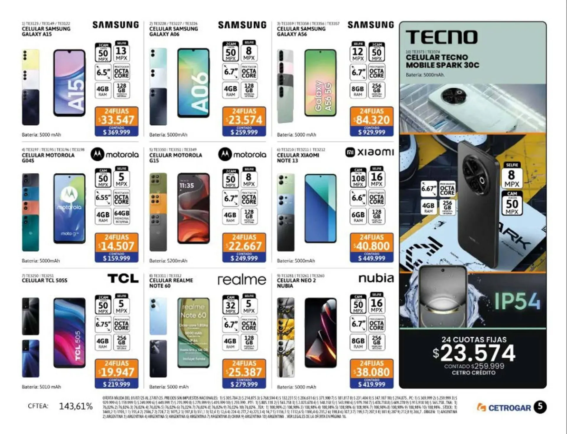 Ofertas de Catálogo Cetrogar 11 de julio al 31 de julio 2025 - Página 5 del catálogo