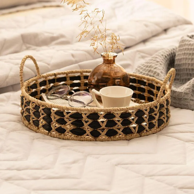 Bandeja Decorativa Redonda de Papel