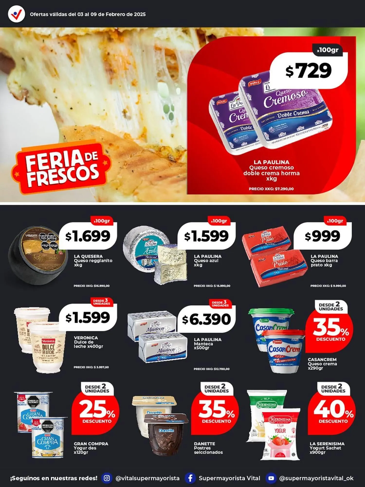 Ofertas de Catálogo Supermayorista Vital 3 de febrero al 9 de febrero 2025 - Página 21 del catálogo