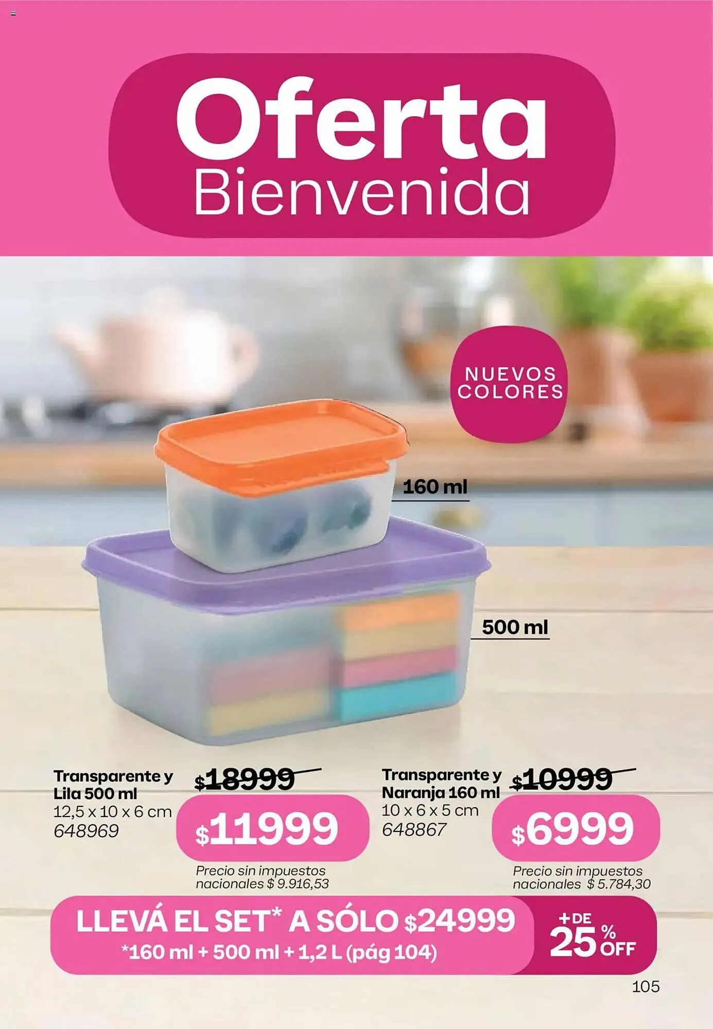 Ofertas de Folleto Tupperware 8 de septiembre al 22 de septiembre 2025 - Página 106 del catálogo