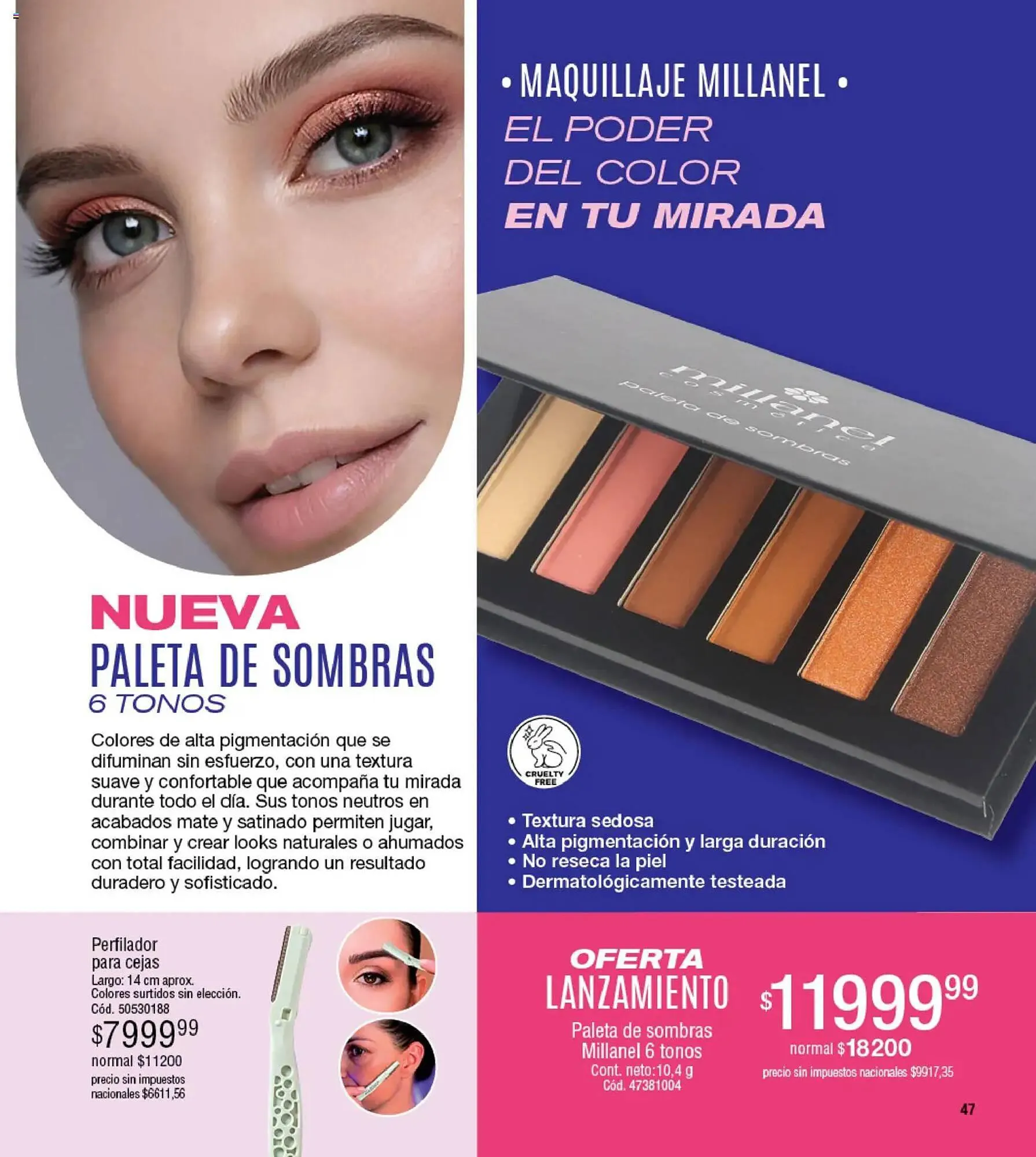 Ofertas de Catálogo Millanel Cosmética 27 de abril al 25 de mayo 2026 - Página 47 del catálogo
