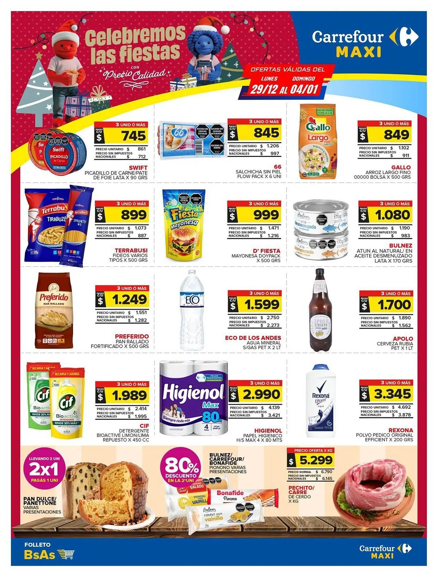 Ofertas de Folleto Carrefour Maxi 29 de diciembre al 31 de diciembre 2025 - Página 1 del catálogo