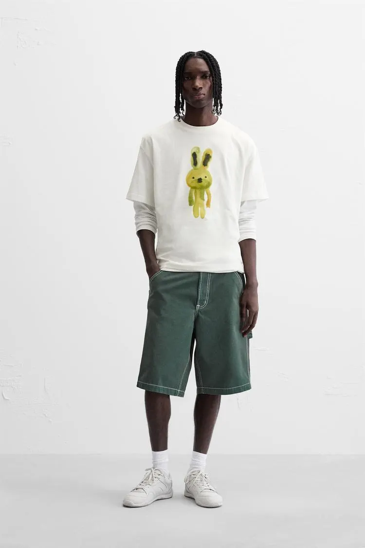 BERMUDA PESPUNTES CONTRASTE