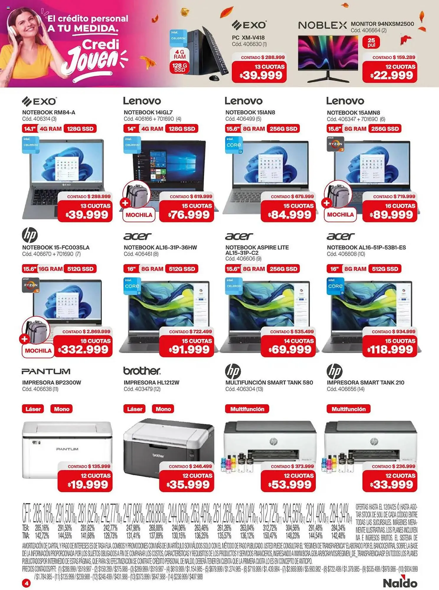 Ofertas de Catálogo Naldo Lombardi 1 de abril al 30 de abril 2025 - Página 4 del catálogo