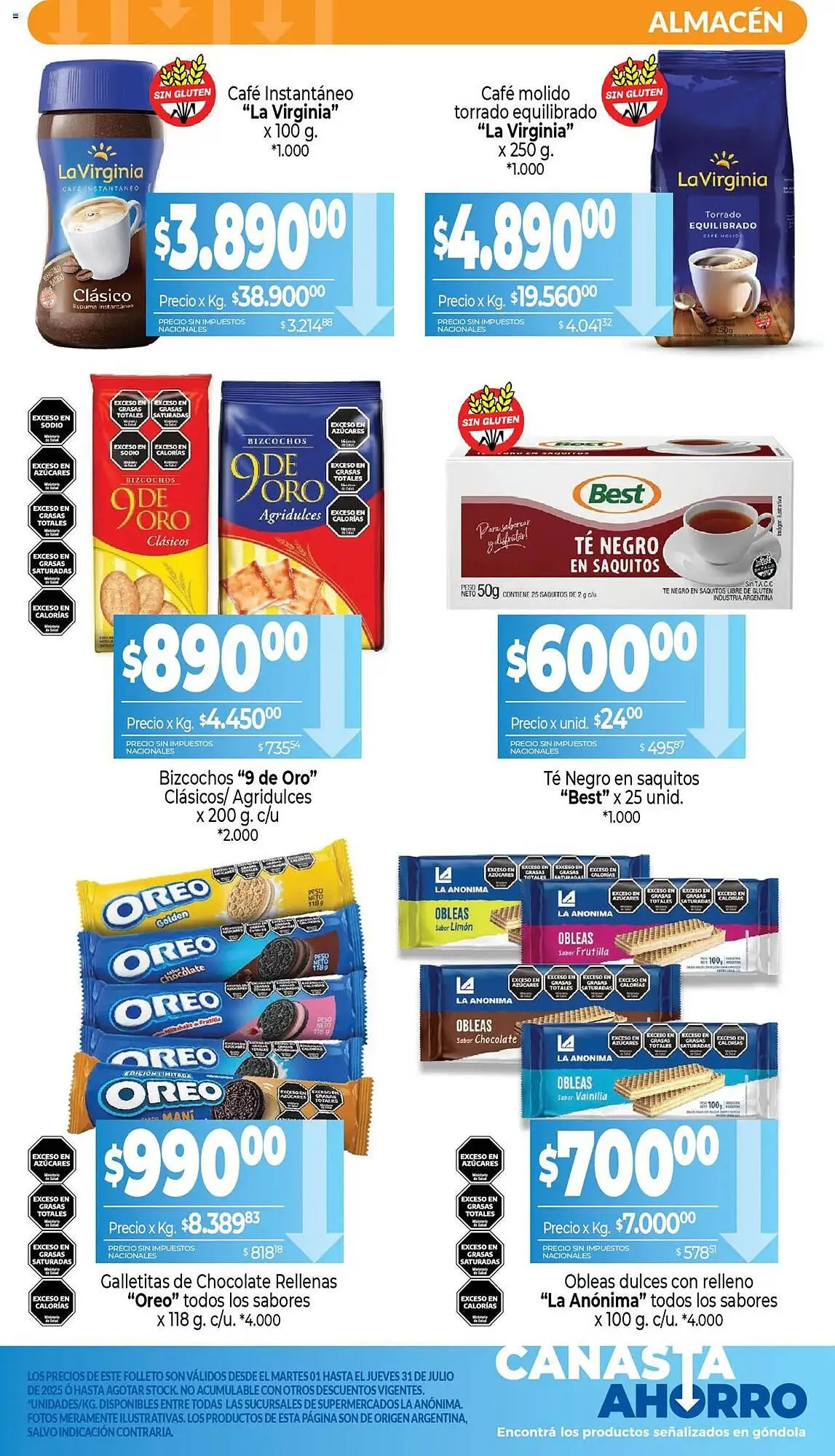 Ofertas de Catálogo La Anonima 1 de julio al 1 de agosto 2025 - Página 7 del catálogo