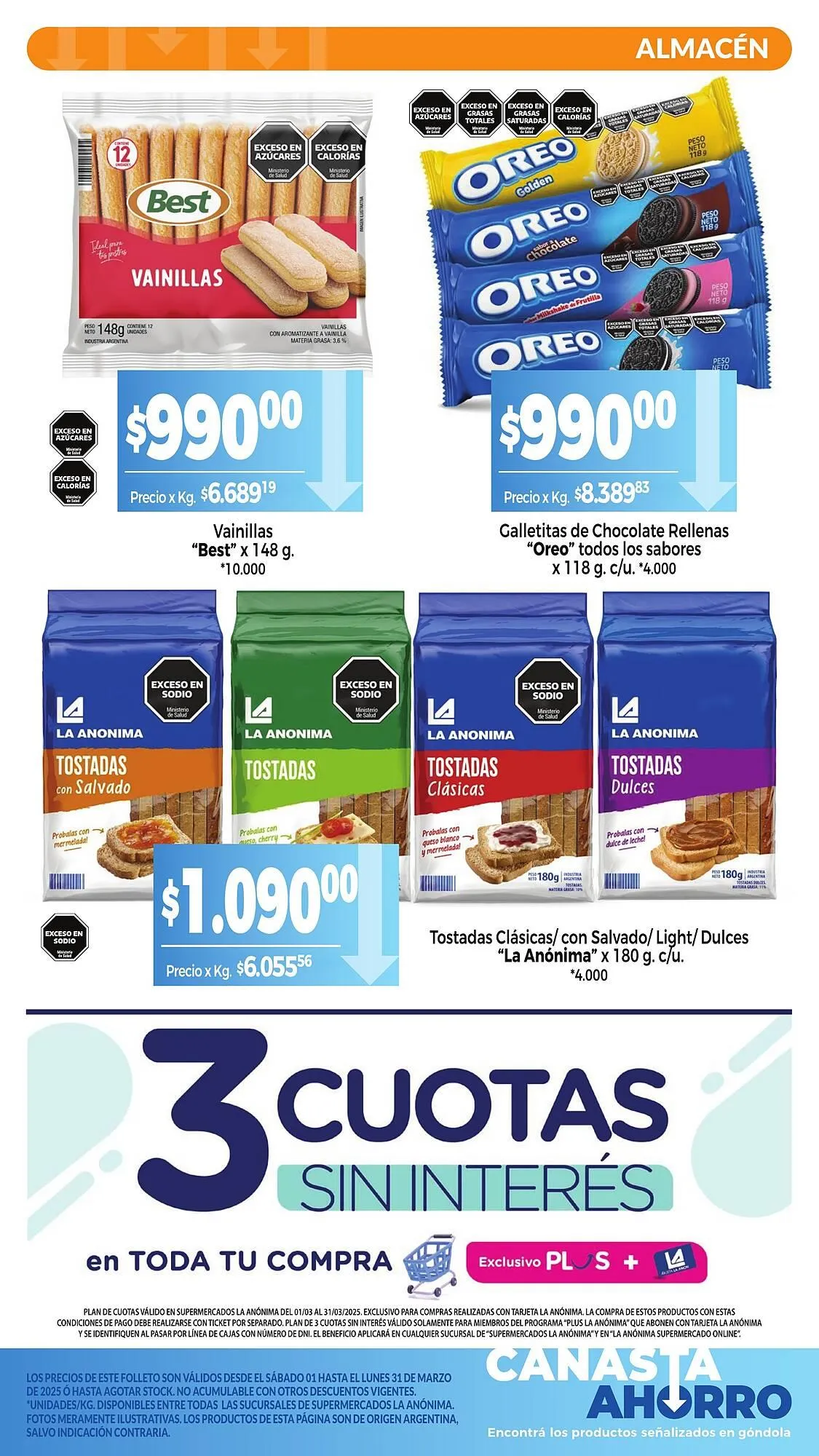 Ofertas de Catálogo La Anonima 1 de marzo al 31 de marzo 2025 - Página 3 del catálogo