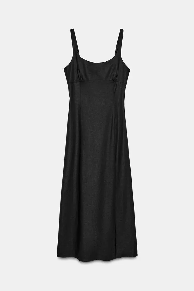 VESTIDO MIDI ABERTURA