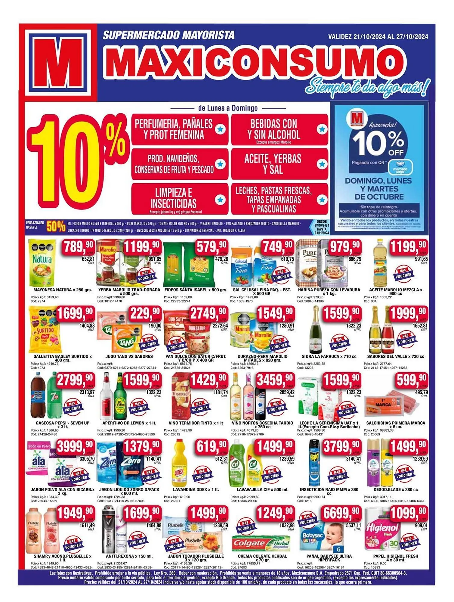 Ofertas de Catálogo Maxiconsumo 22 de octubre al 5 de noviembre 2024 - Página 1 del catálogo