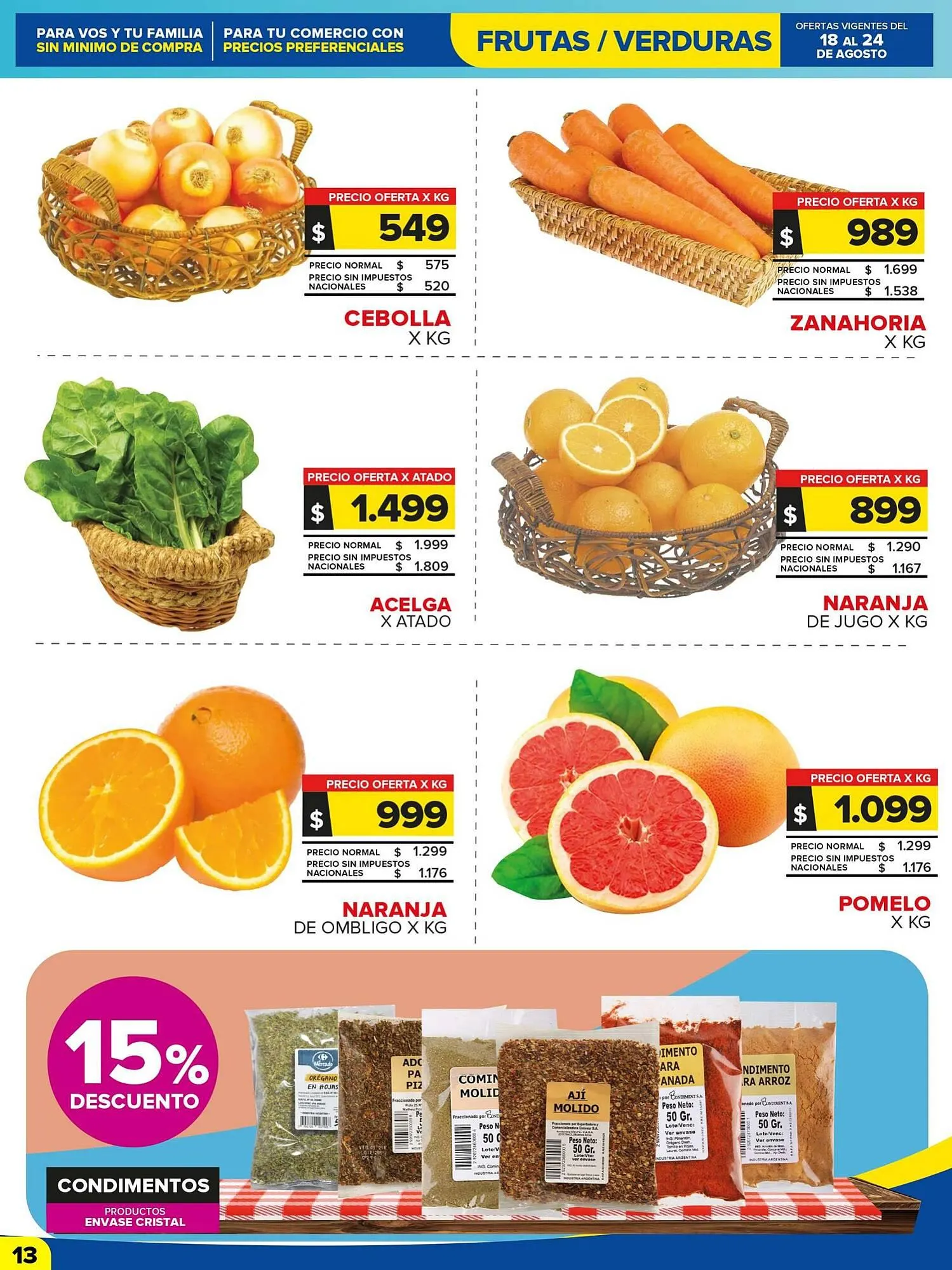 Ofertas de Catálogo Carrefour Maxi 18 de agosto al 24 de agosto 2025 - Página 13 del catálogo
