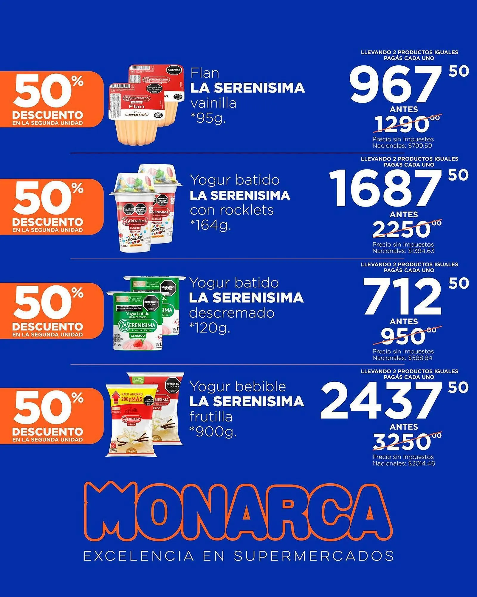 Ofertas de Catálogo Supermercados Monarca 14 de abril al 21 de abril 2025 - Página 1 del catálogo