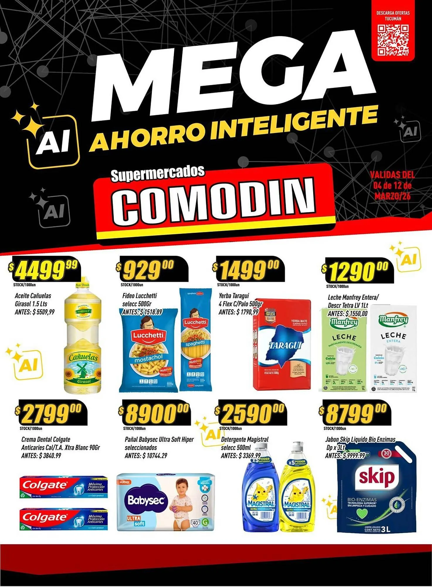 Ofertas de Catálogo Supermercados Comodin 4 de marzo al 12 de marzo 2026 - Página 1 del catálogo