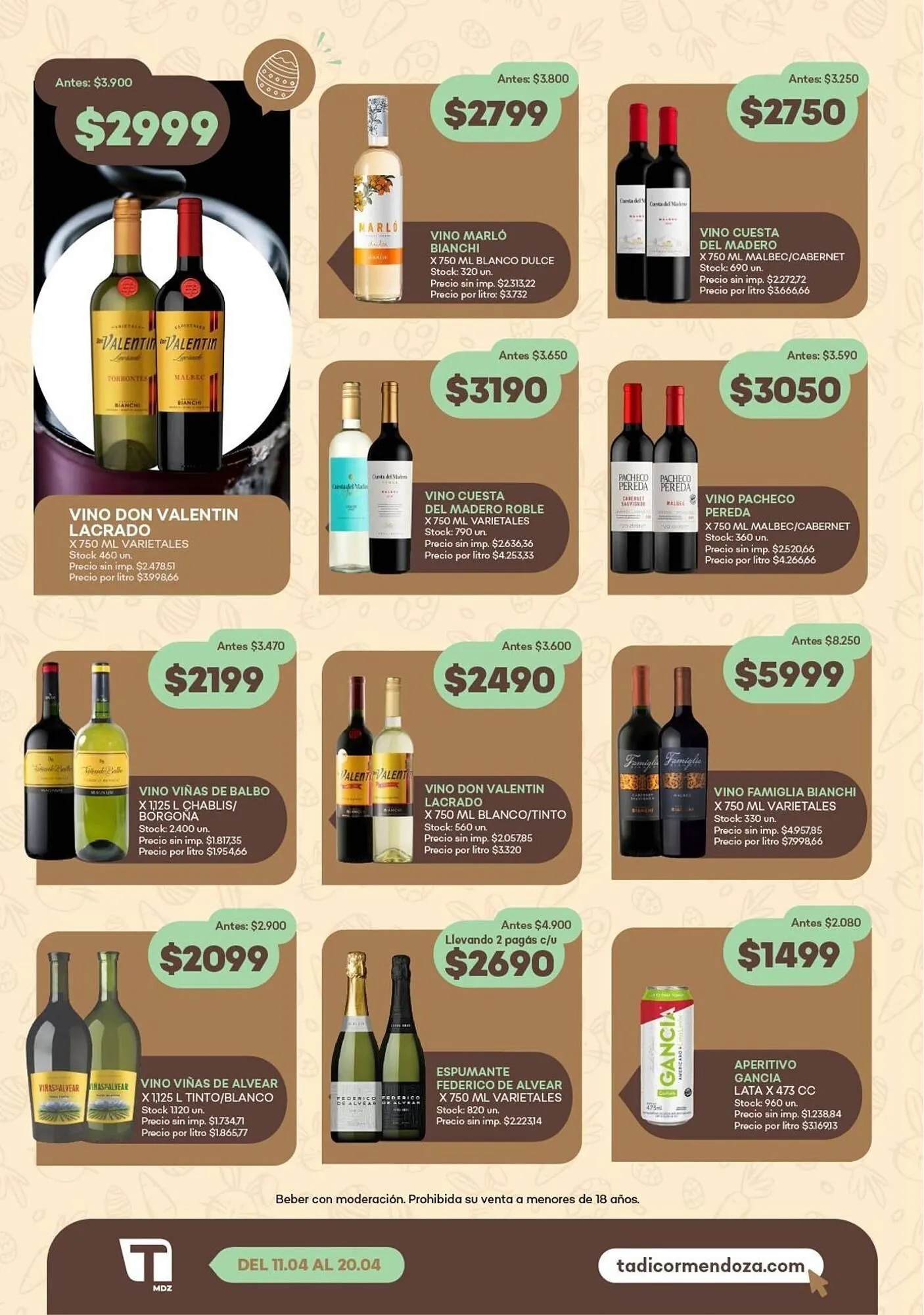 Ofertas de Catálogo Supermercados Tadicor 15 de abril al 20 de abril 2025 - Página 2 del catálogo