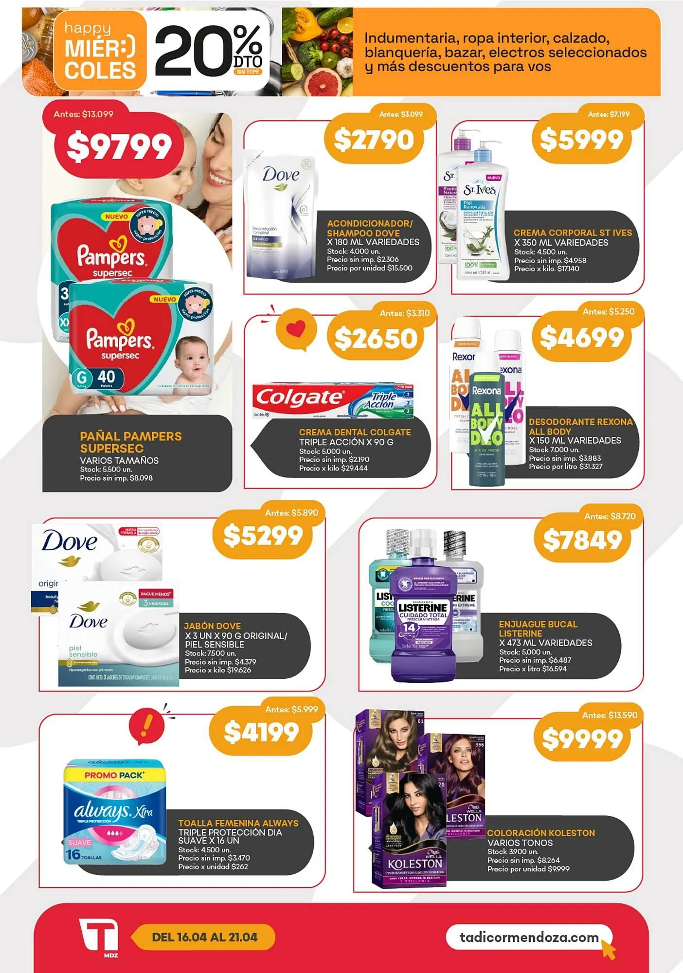 Ofertas de Catálogo Supermercados Tadicor 16 de abril al 21 de abril 2026 - Página 7 del catálogo