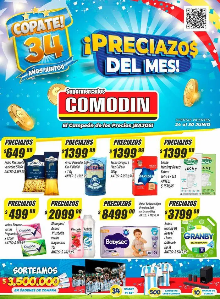 Ofertas de Catálogo Supermercados Comodin Jujuy y Salta 26 de junio al 30 de junio 2024 - Página 1 del catálogo