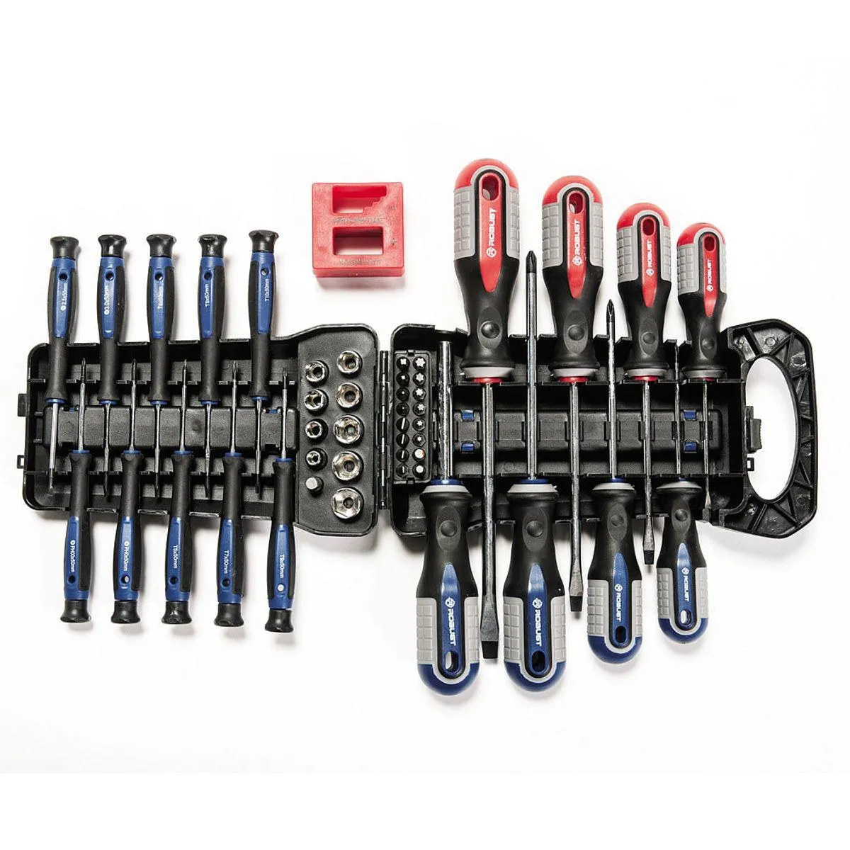 Juego de Destornilladores + Bocallaves 45 Piezas Robust