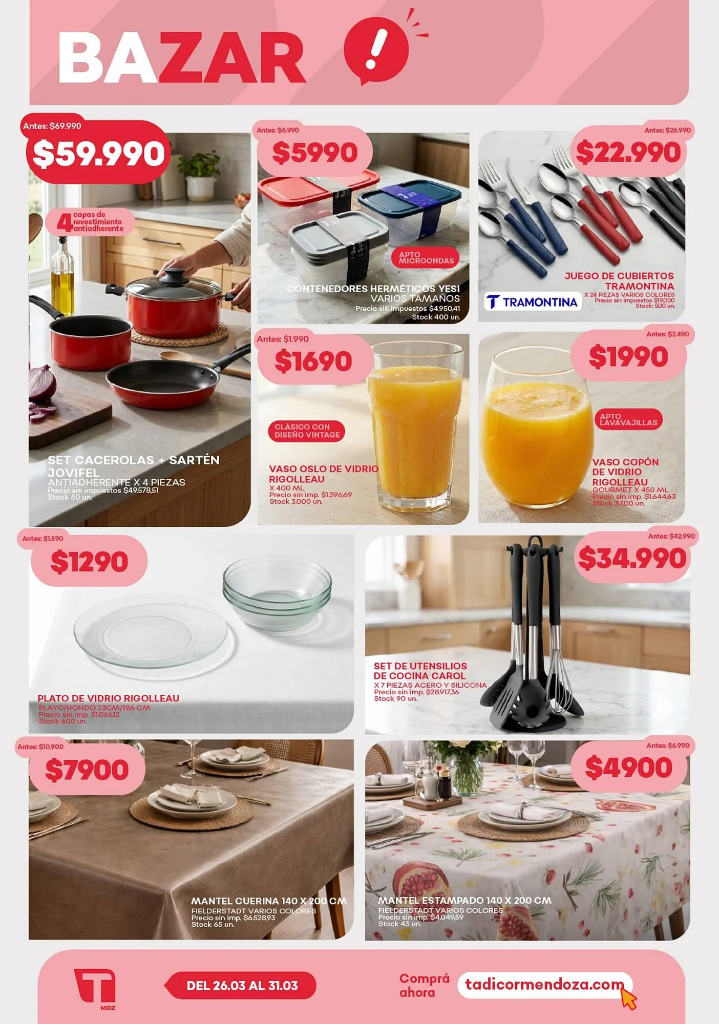 Ofertas de Catálogo Supermercados Tadicor 25 de marzo al 31 de marzo 2026 - Página 12 del catálogo