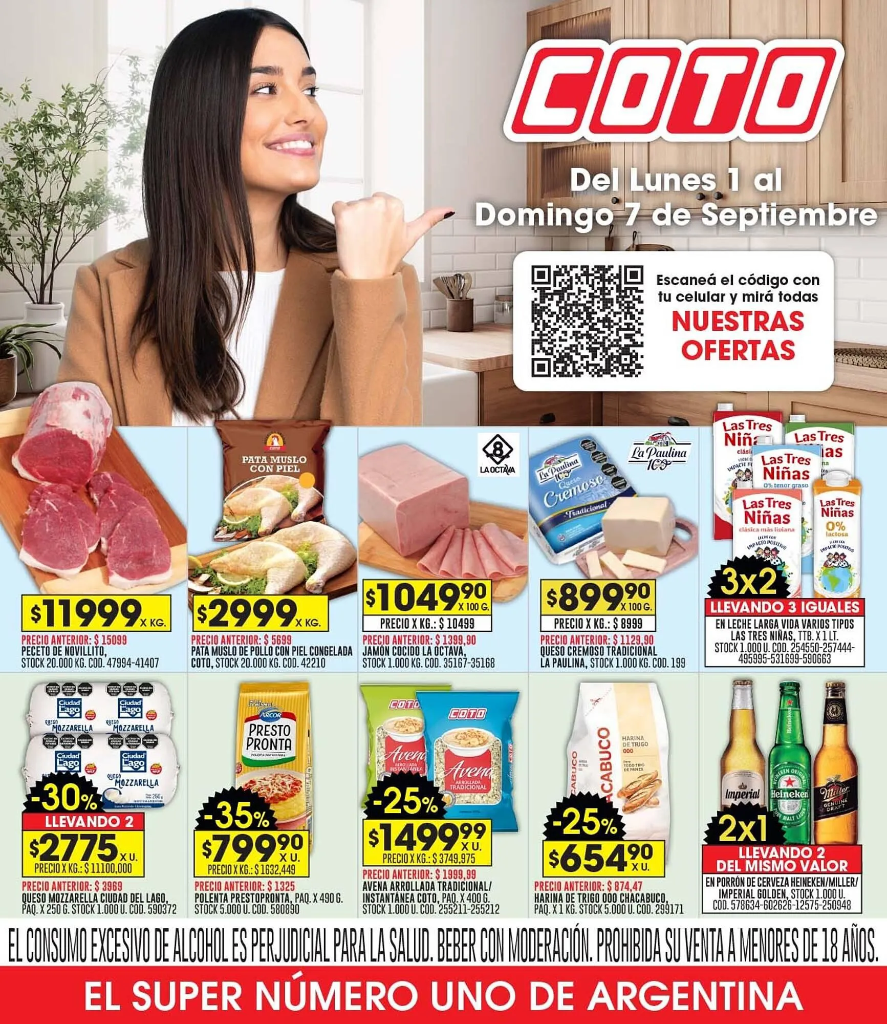 Ofertas de catálogo Coto 1 de septiembre al 7 de septiembre 2025 - Página 1 del catálogo