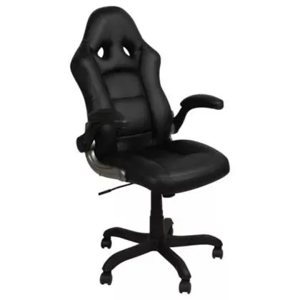 Silla gamer negra regulable