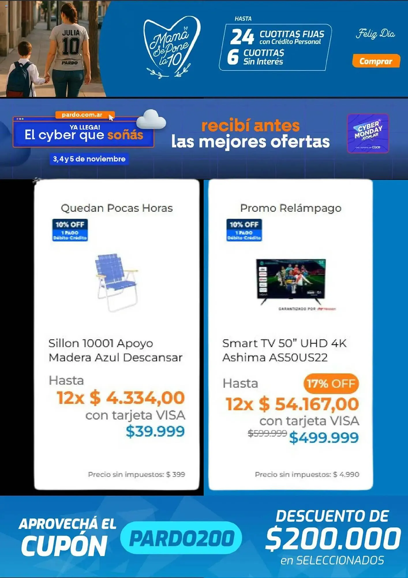 Ofertas de Catálogo Pardo Hogar 27 de octubre al 23 de diciembre 2025 - Página 4 del catálogo