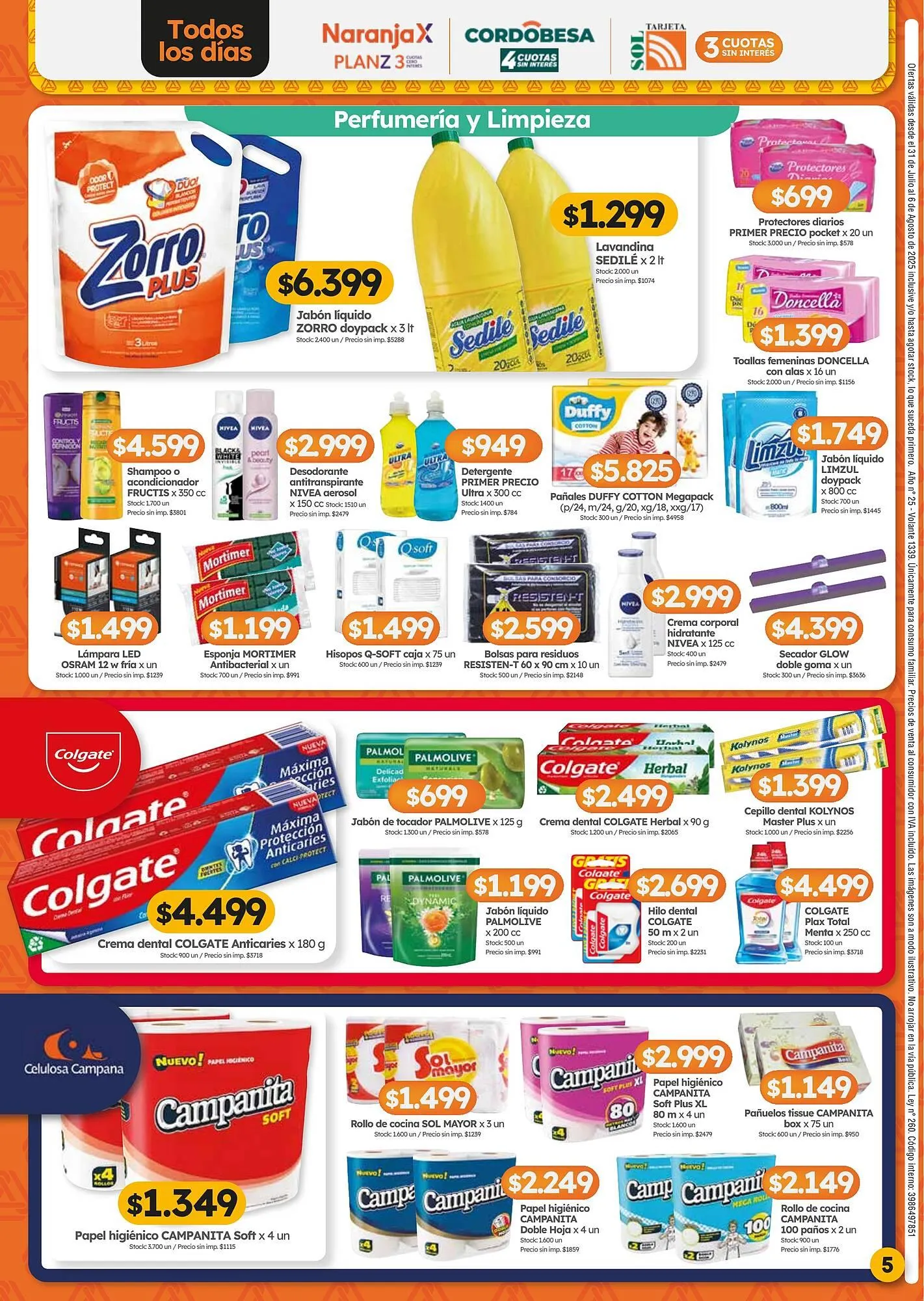 Ofertas de Catálogo Cordiez 31 de julio al 6 de agosto 2025 - Página 5 del catálogo