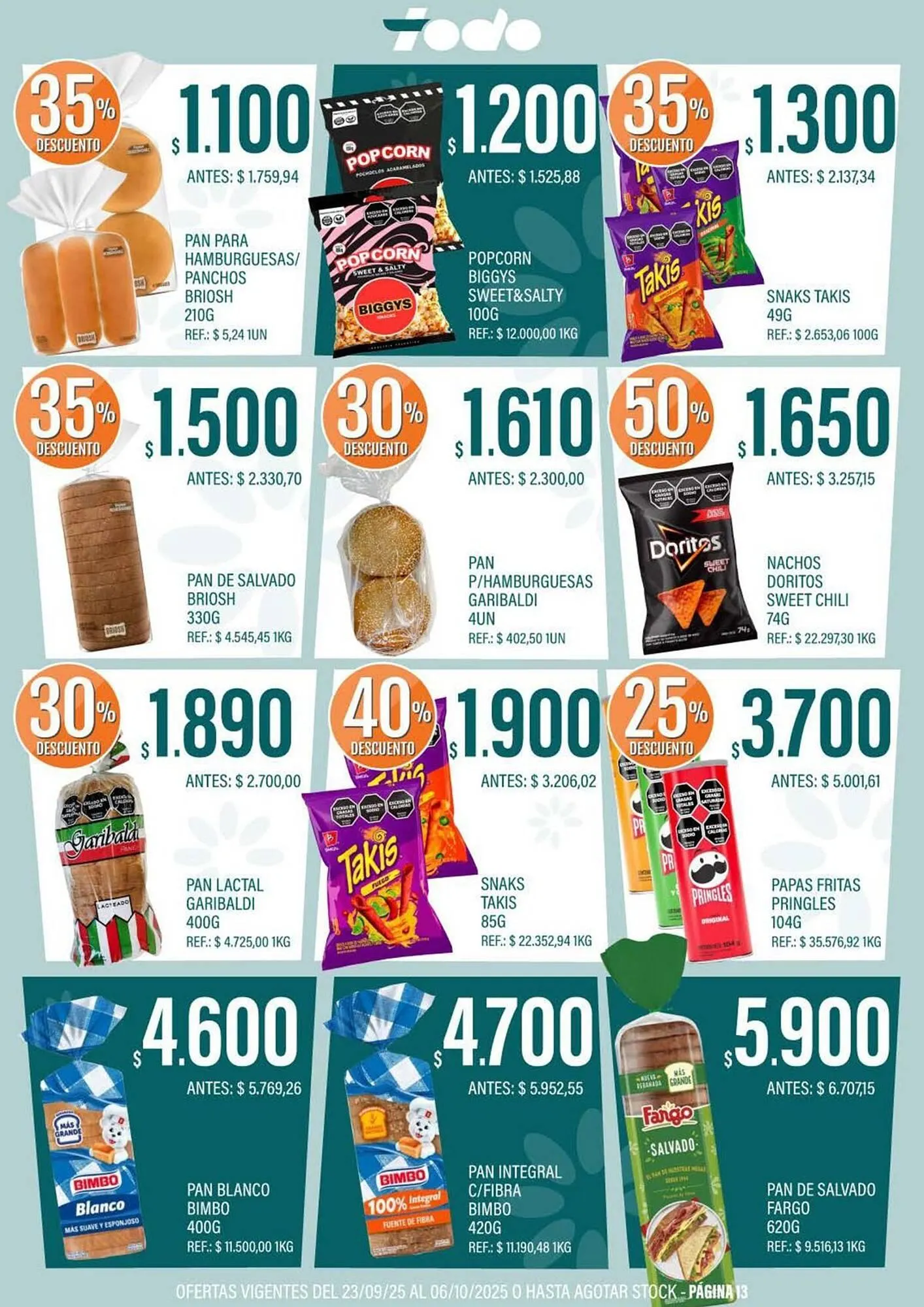 Ofertas de Catálogo Supermercados Todo 23 de septiembre al 31 de diciembre 2025 - Página 13 del catálogo