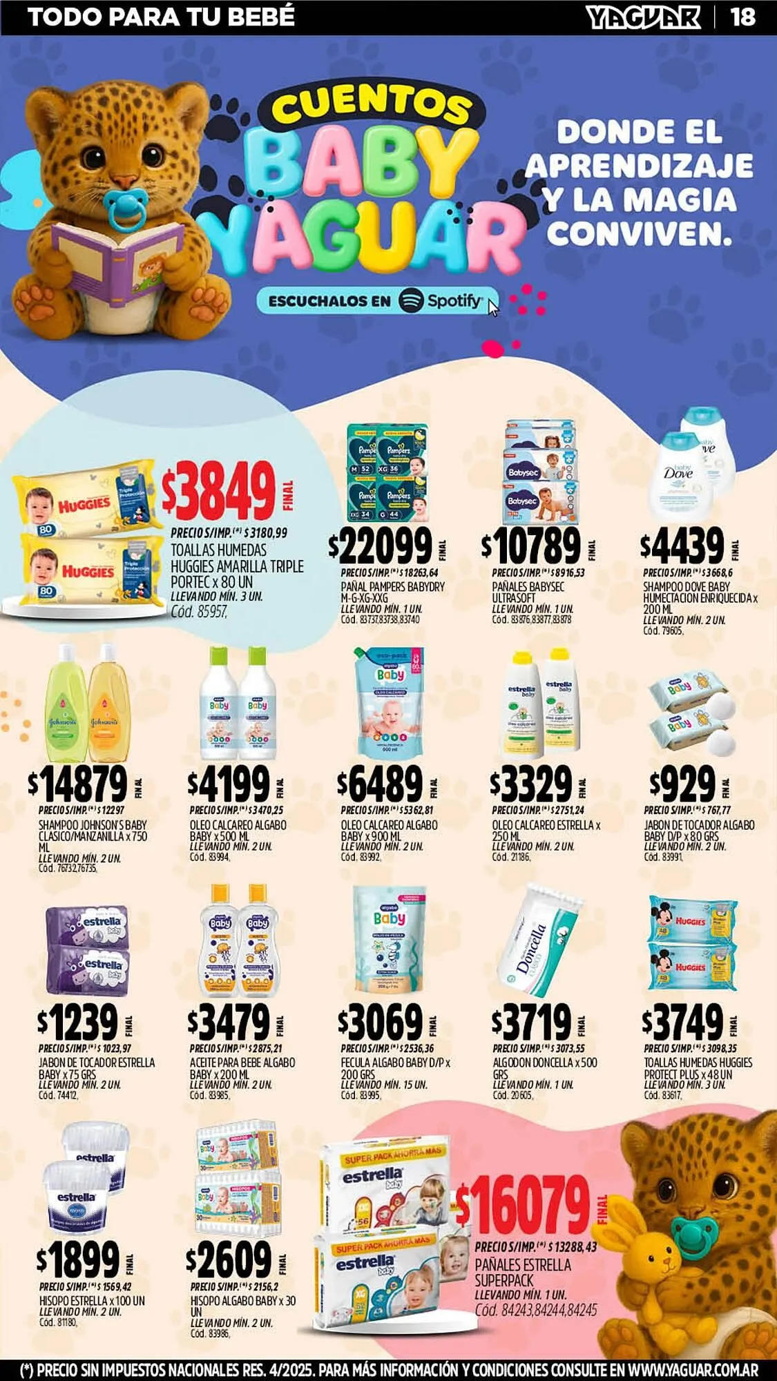 Ofertas de Catálogo Supermercados Yaguar 20 de abril al 26 de abril 2026 - Página 18 del catálogo