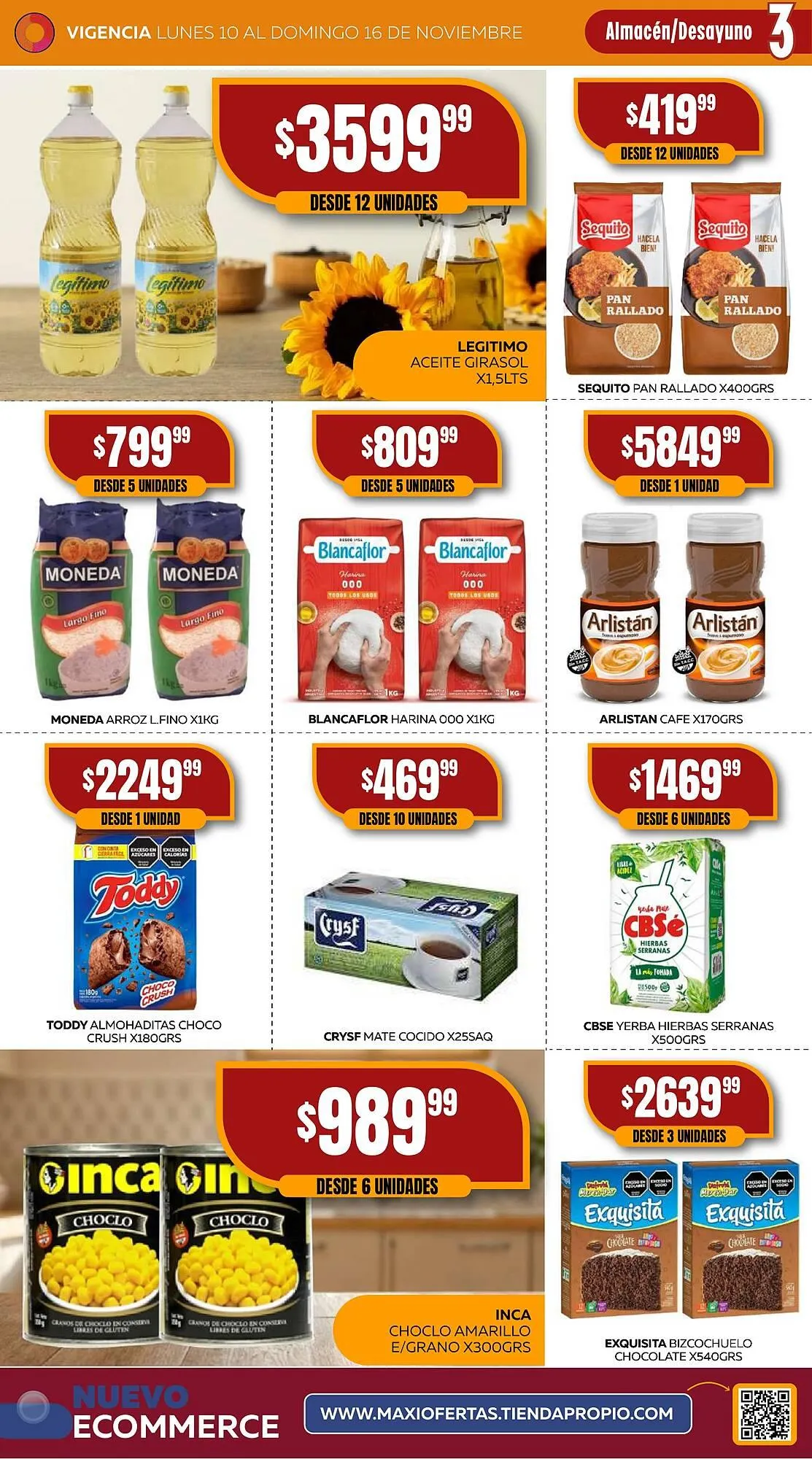 Ofertas de Catálogo Maxi Ofertas 10 de noviembre al 16 de noviembre 2025 - Página 3 del catálogo