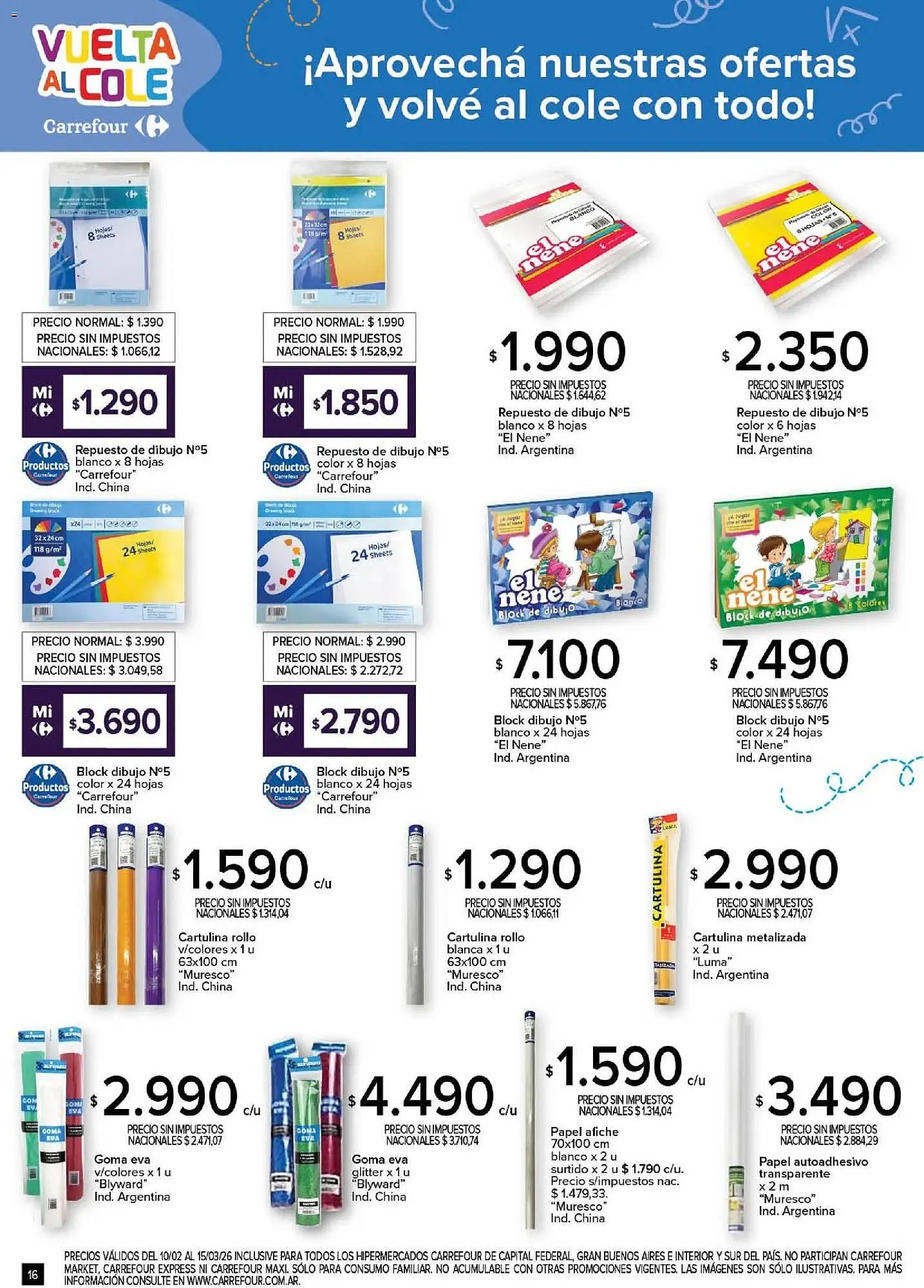 Ofertas de Catálogo Carrefour 10 de febrero al 15 de marzo 2026 - Página 16 del catálogo