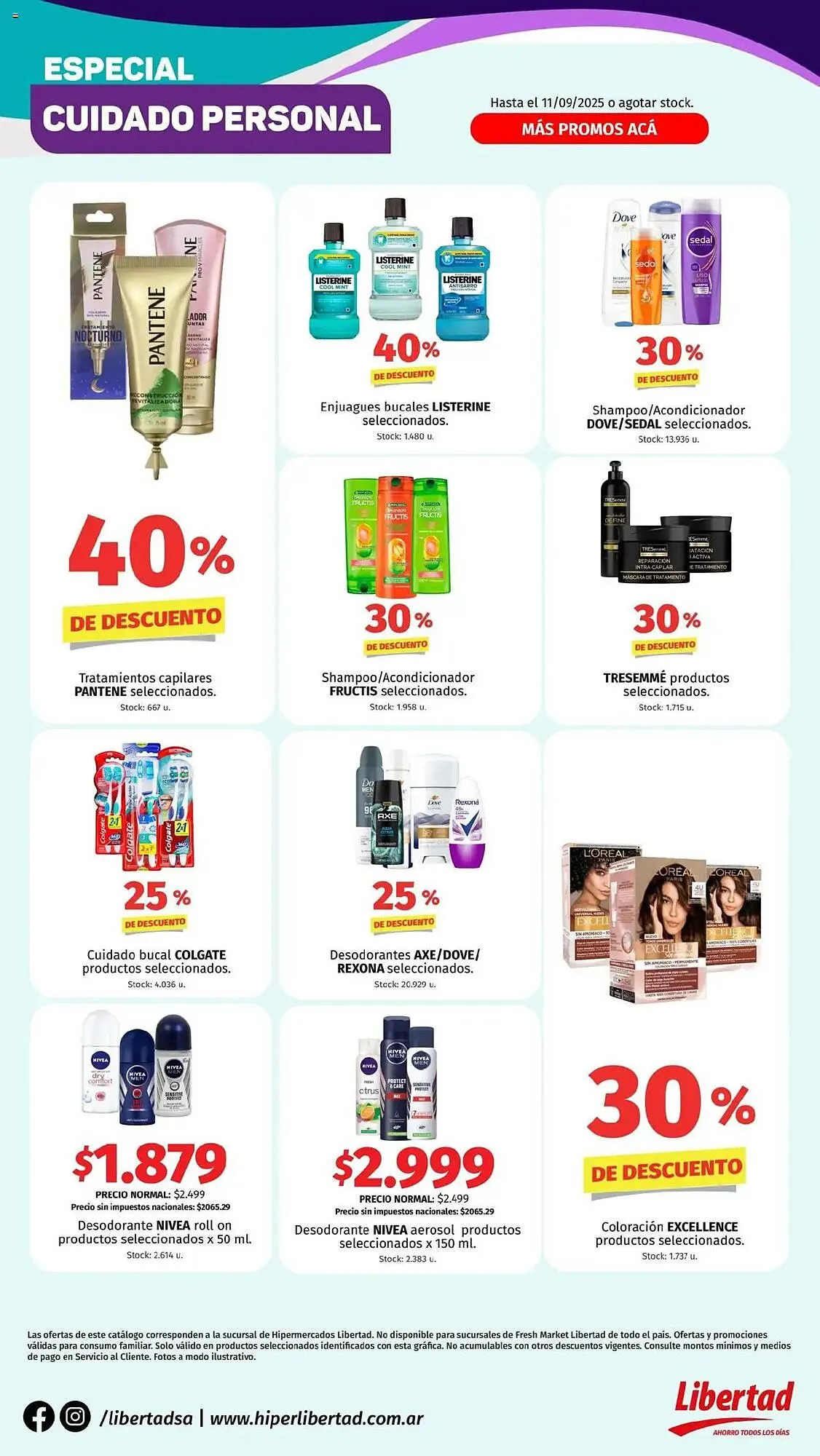 Ofertas de Catálogo Hipermercado Libertad 8 de septiembre al 11 de septiembre 2025 - Página 1 del catálogo