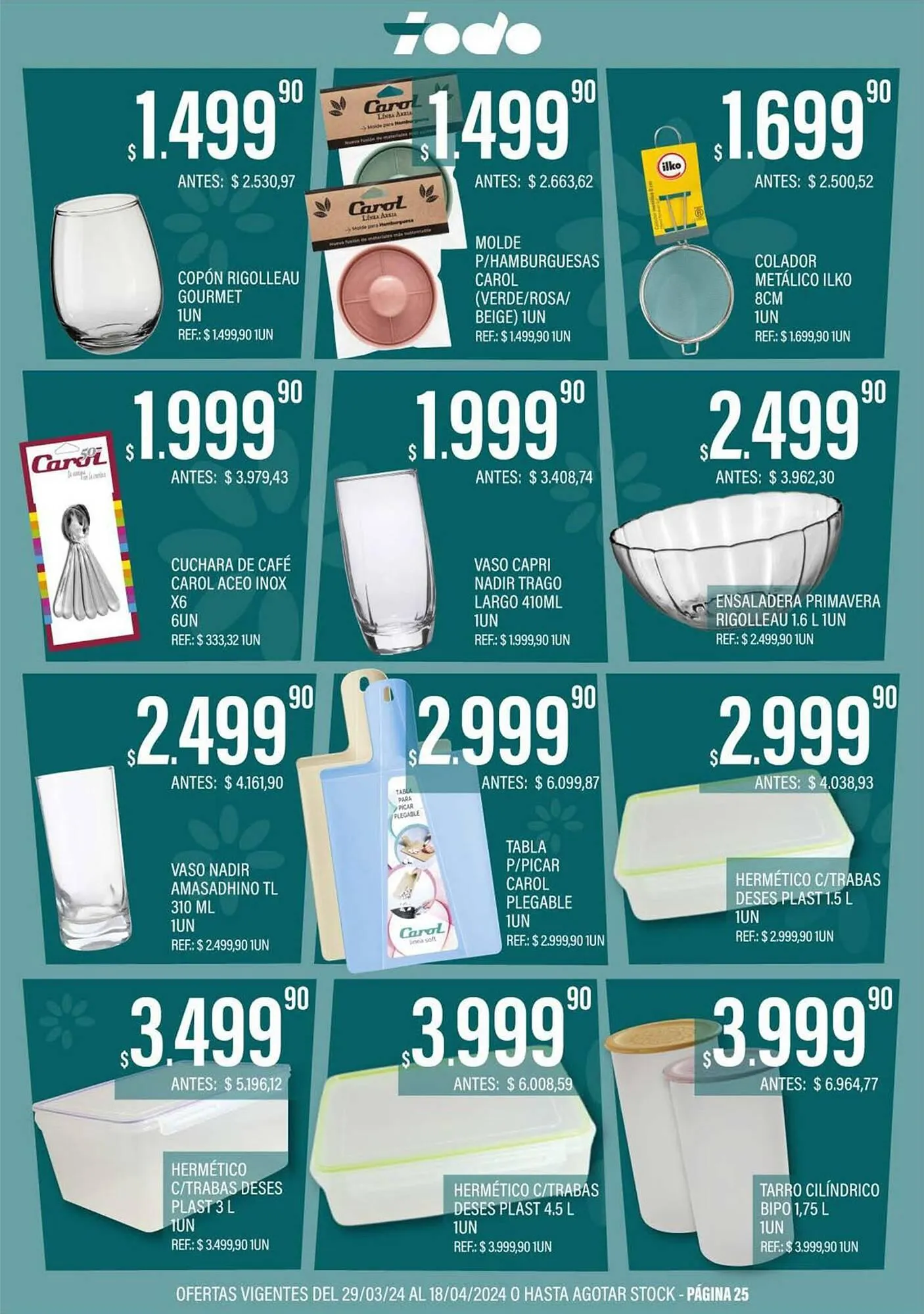 Ofertas de Catálogo Supermercados Todo 3 de abril al 18 de abril 2024 - Página 25 del catálogo