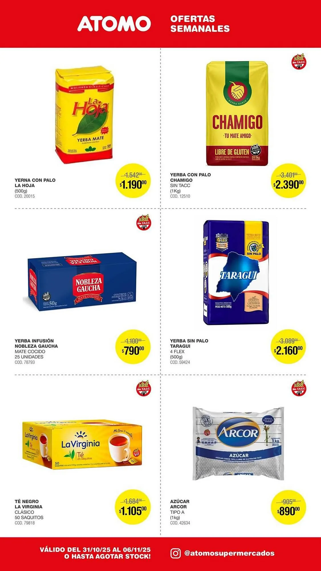 Ofertas de Catálogo Atomo Conviene 31 de octubre al 6 de noviembre 2025 - Página 10 del catálogo