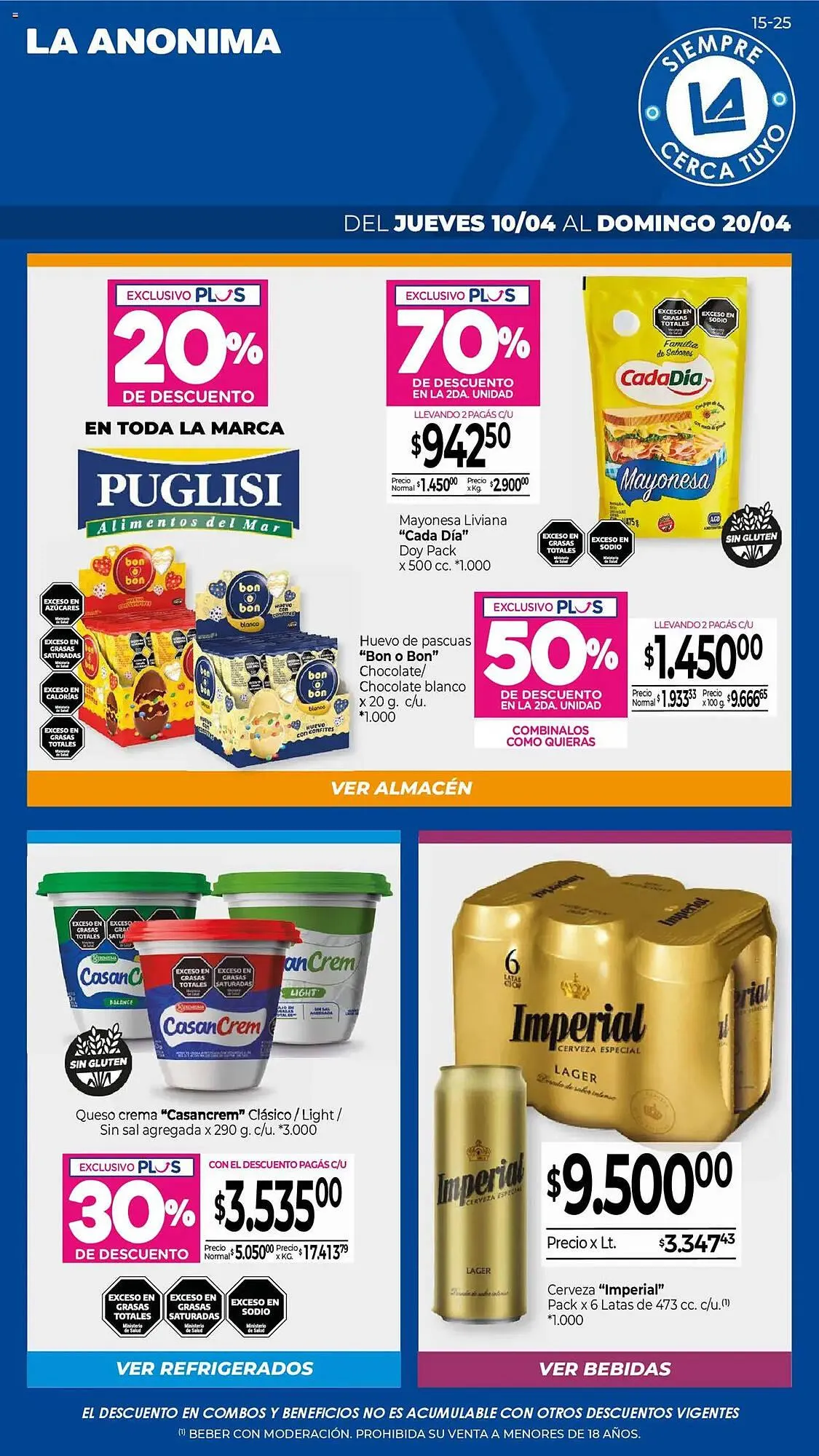 Ofertas de Catálogo La Anonima 10 de abril al 20 de abril 2025 - Página 1 del catálogo