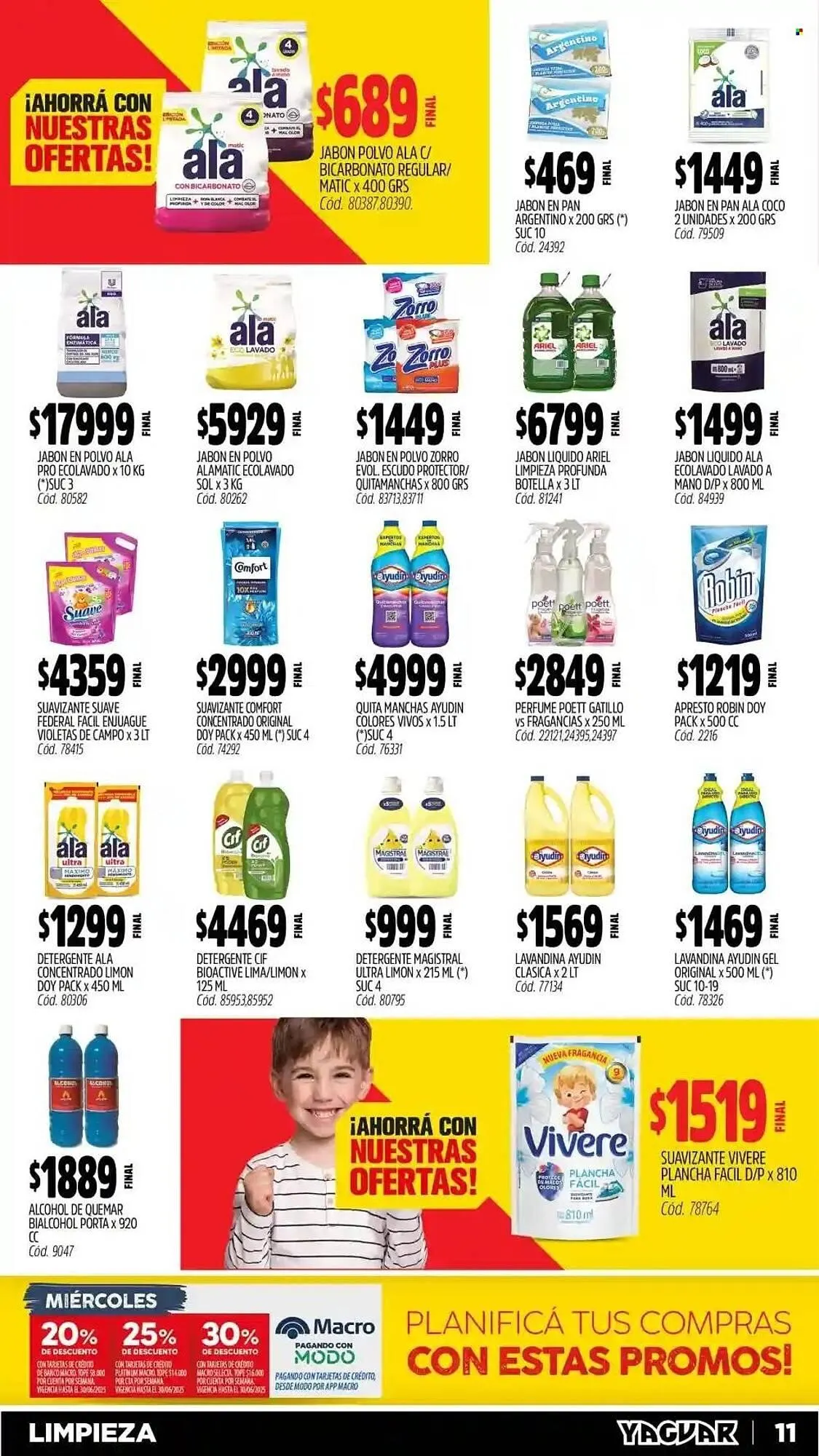 Ofertas de Catálogo Supermercados Yaguar 14 de abril al 21 de abril 2025 - Página 11 del catálogo