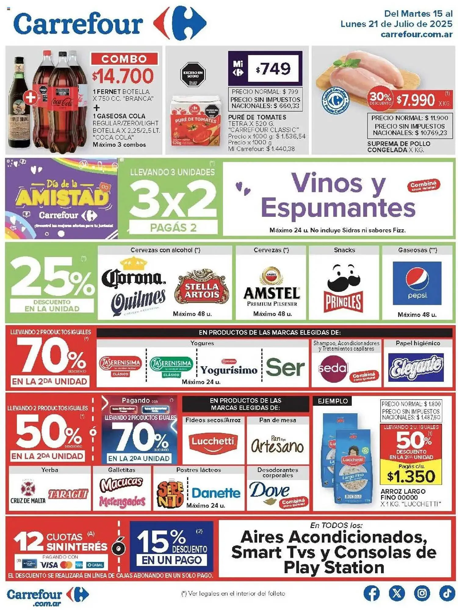 Ofertas de Catálogo Carrefour 15 de julio al 21 de julio 2025 - Página 1 del catálogo