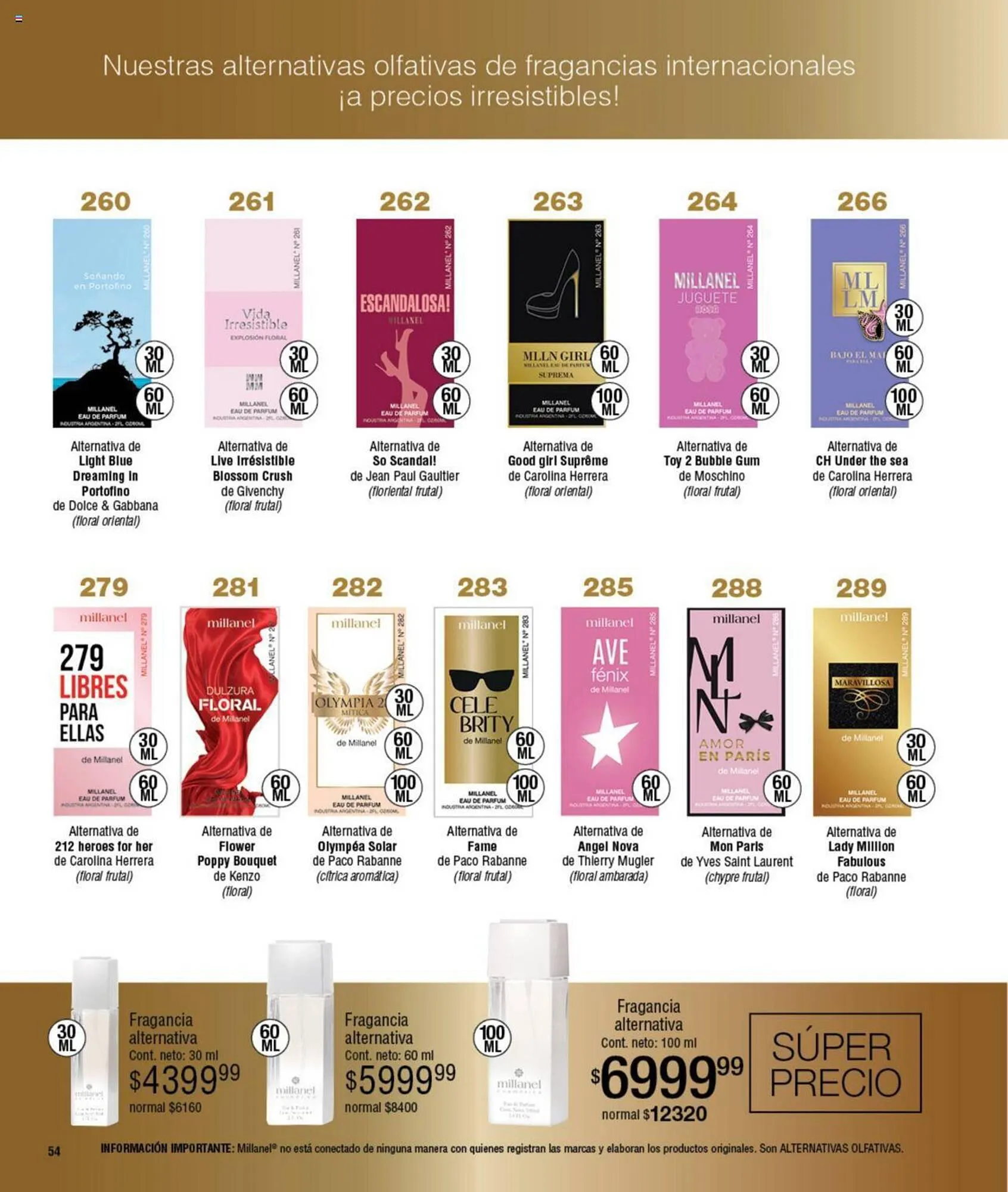 Ofertas de Catálogo Millanel Cosmética 13 de noviembre al 10 de diciembre 2023 - Página 54 del catálogo