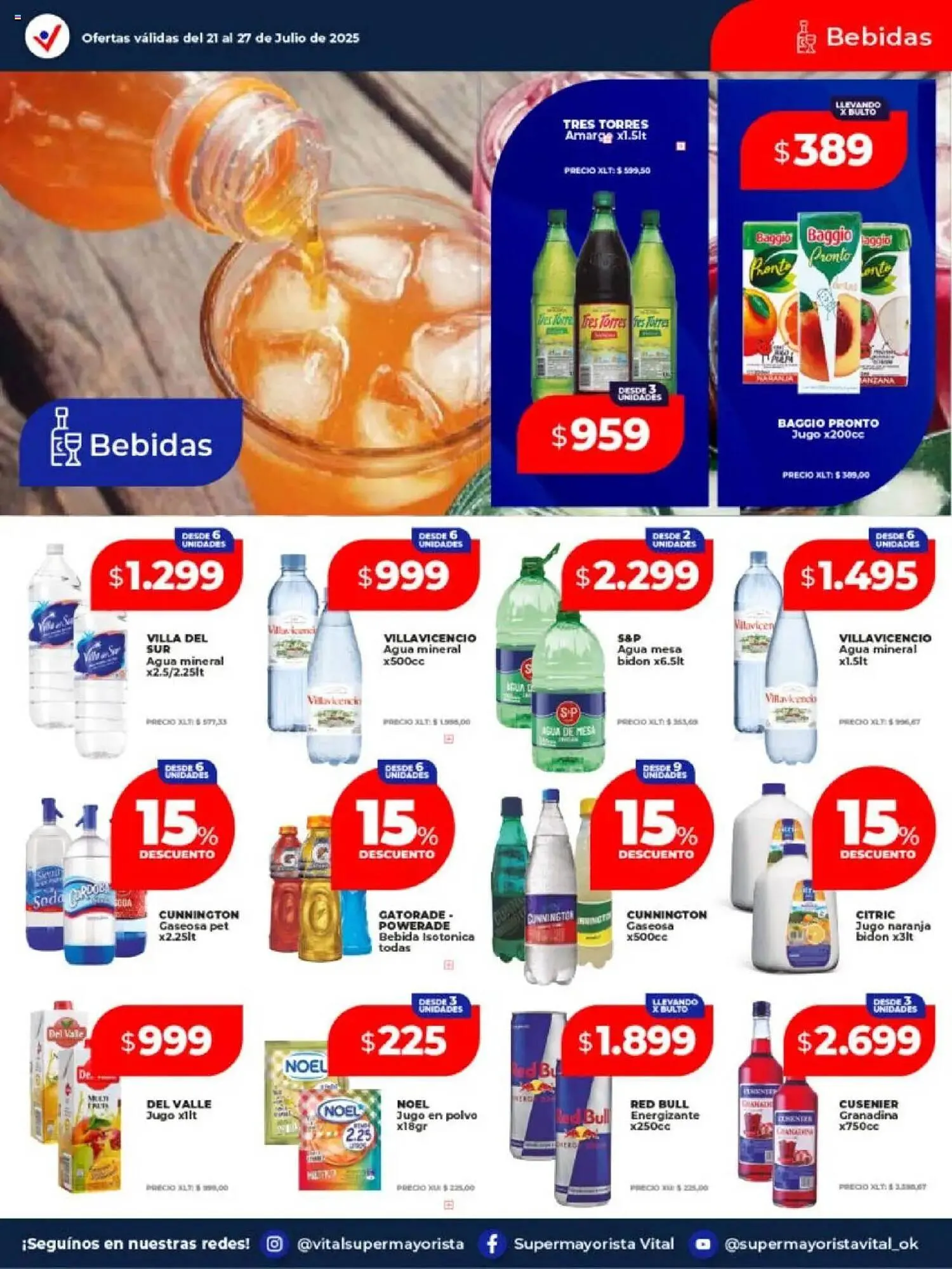 Ofertas de Catálogo Supermayorista Vital 21 de julio al 28 de julio 2025 - Página 13 del catálogo