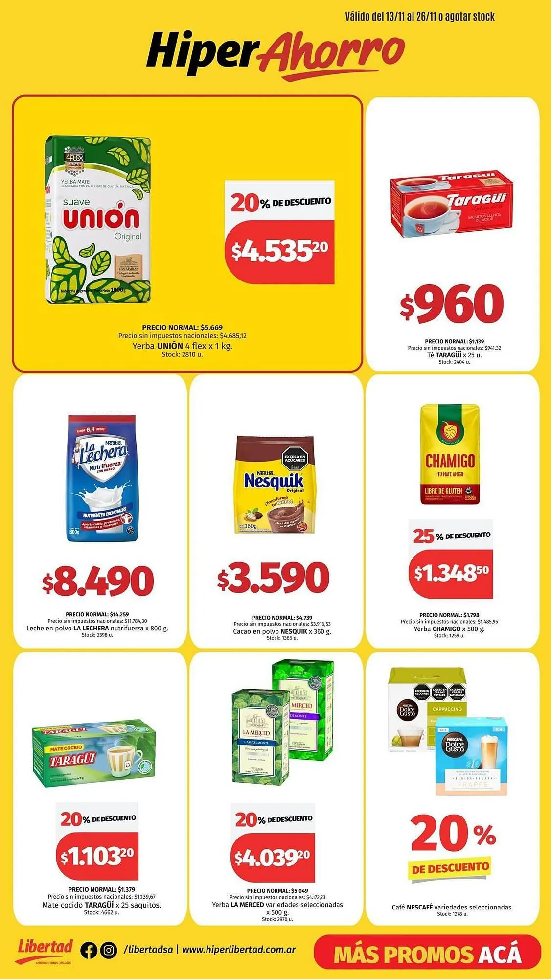 Ofertas de Catálogo Hipermercado Libertad 13 de noviembre al 26 de noviembre 2025 - Página 4 del catálogo