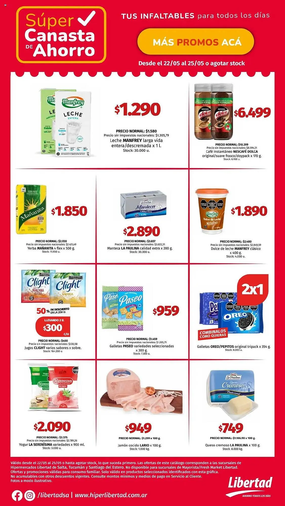 Ofertas de Catálogo Hipermercado Libertad 22 de mayo al 26 de mayo 2025 - Página 3 del catálogo